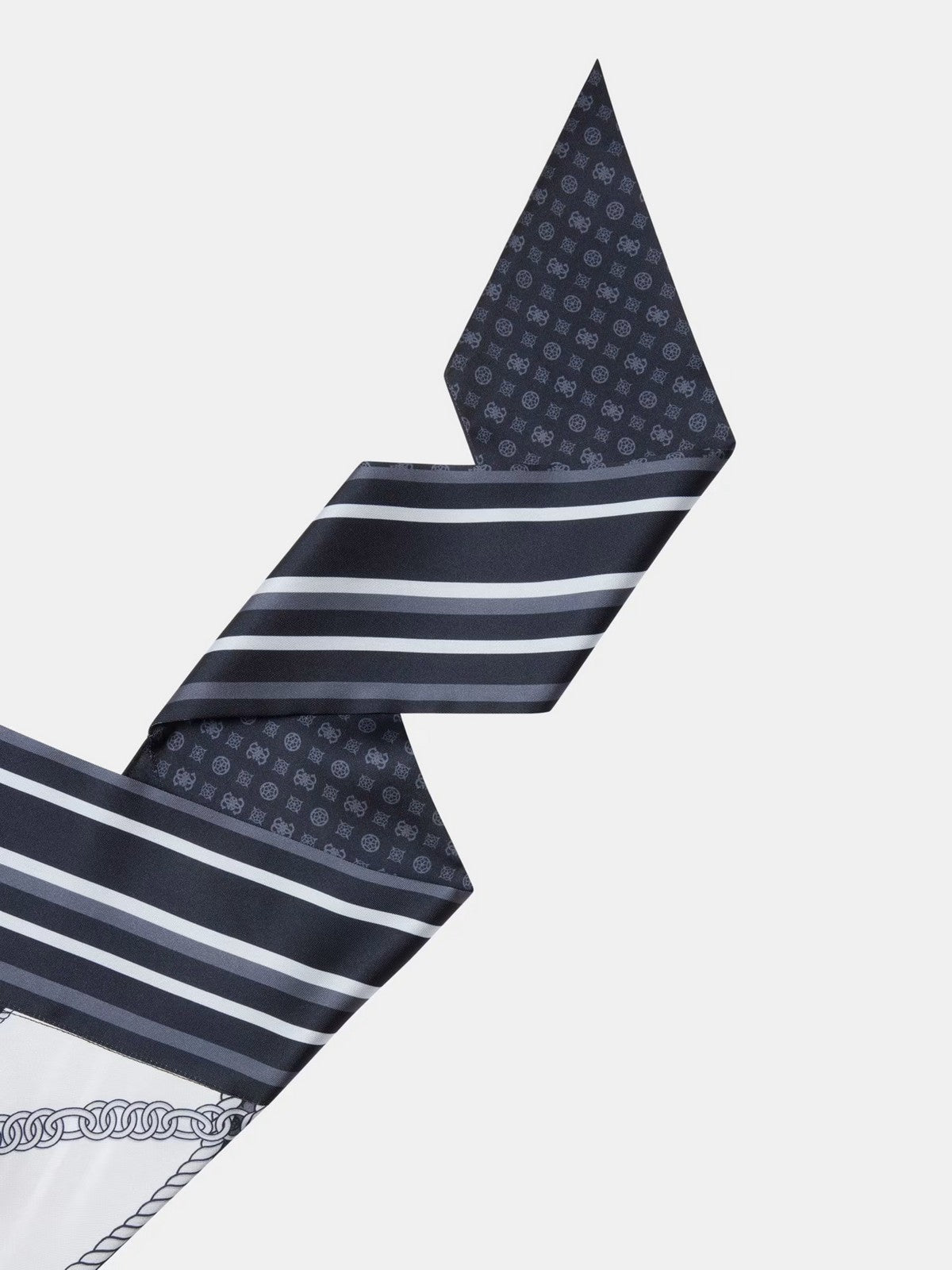 GUESS Foulard Donna PRINTED BANDANA 70 X 70 AW5489 POL03 BLA BLACK