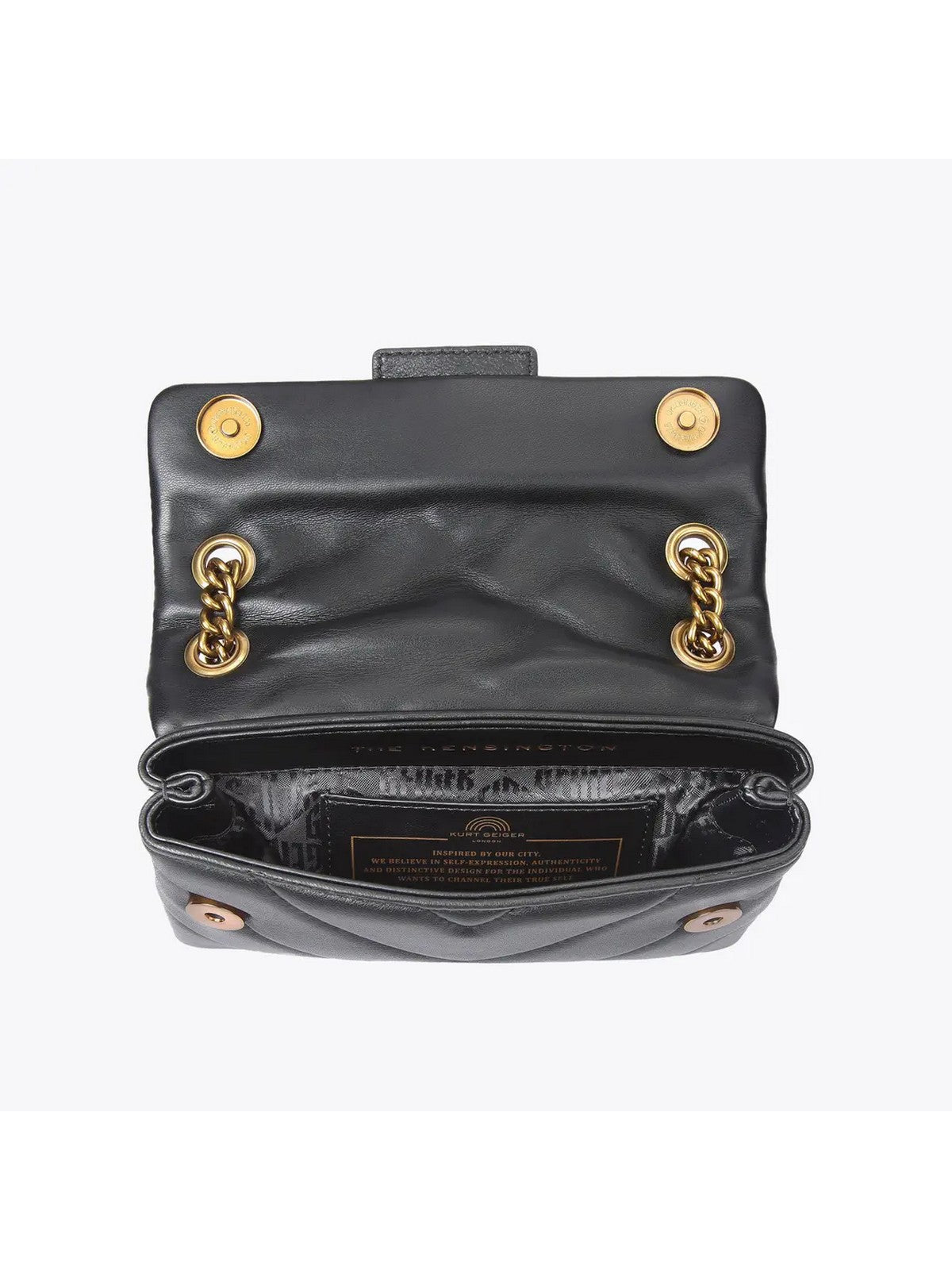 KURT GEIGER Borsa Donna MINI KENSINGTON X BAG 1470805109 BLACK/COMB BLACK/COMB gioboutiqueweb