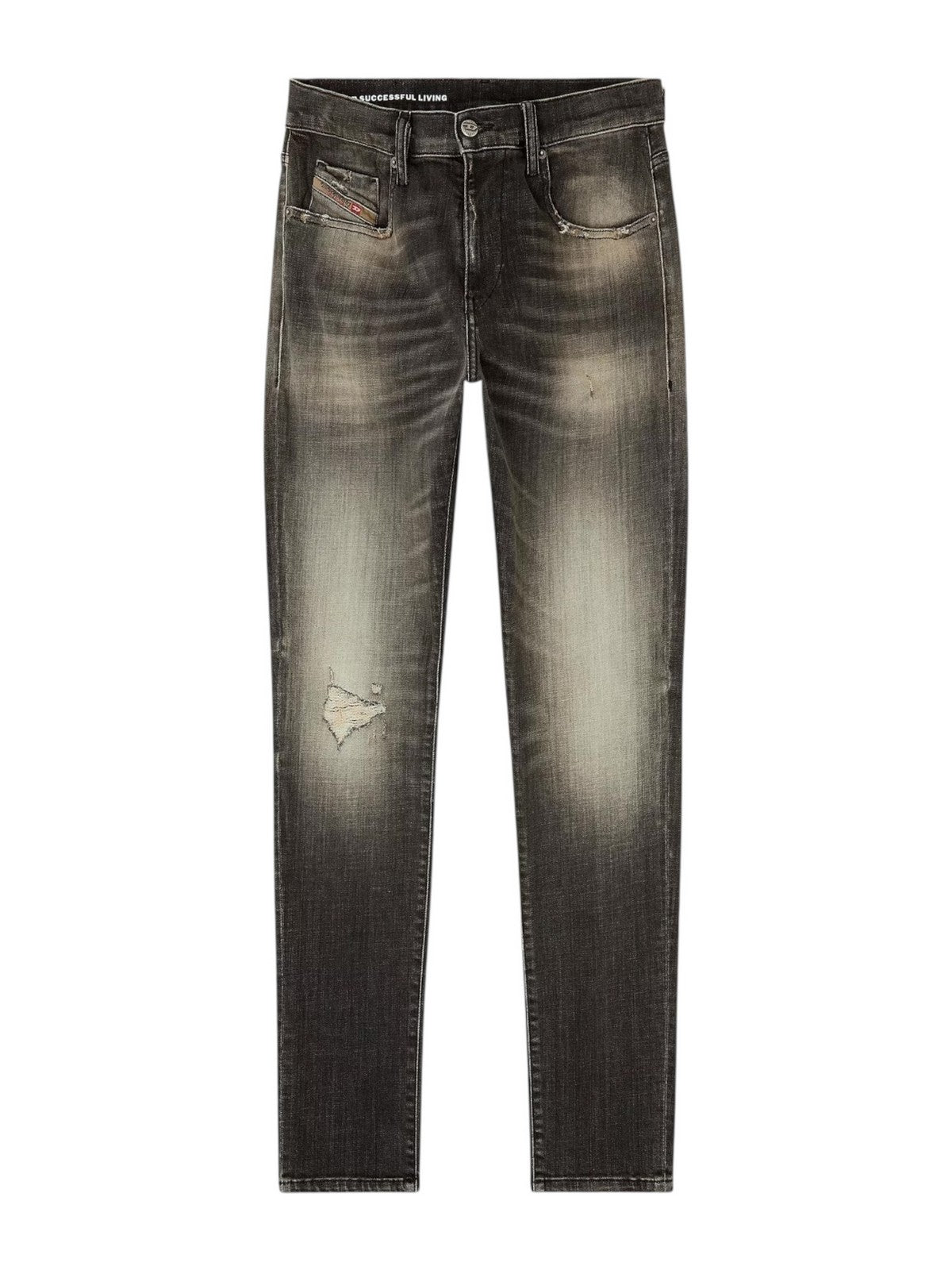 DIESEL Jeans Uomo 2019 D-STRUKT L.30 PANTALONI A03562 09N59 02 008 - BLACK/DENIM gioboutiqueweb