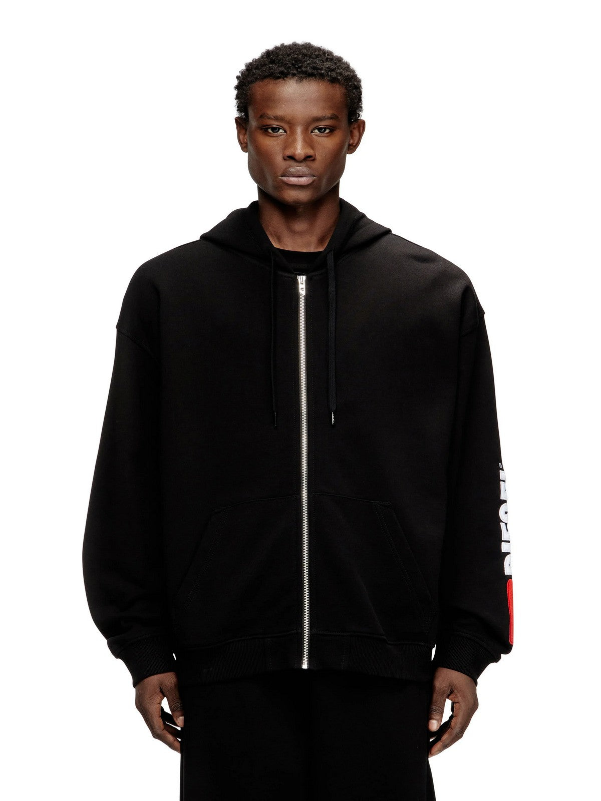 DIESEL Felpa Uomo S-BOXT-ZIP-HOOD-DIV FELPA A20022 0GEAD 9XX 004 - DEEP/BLACK
