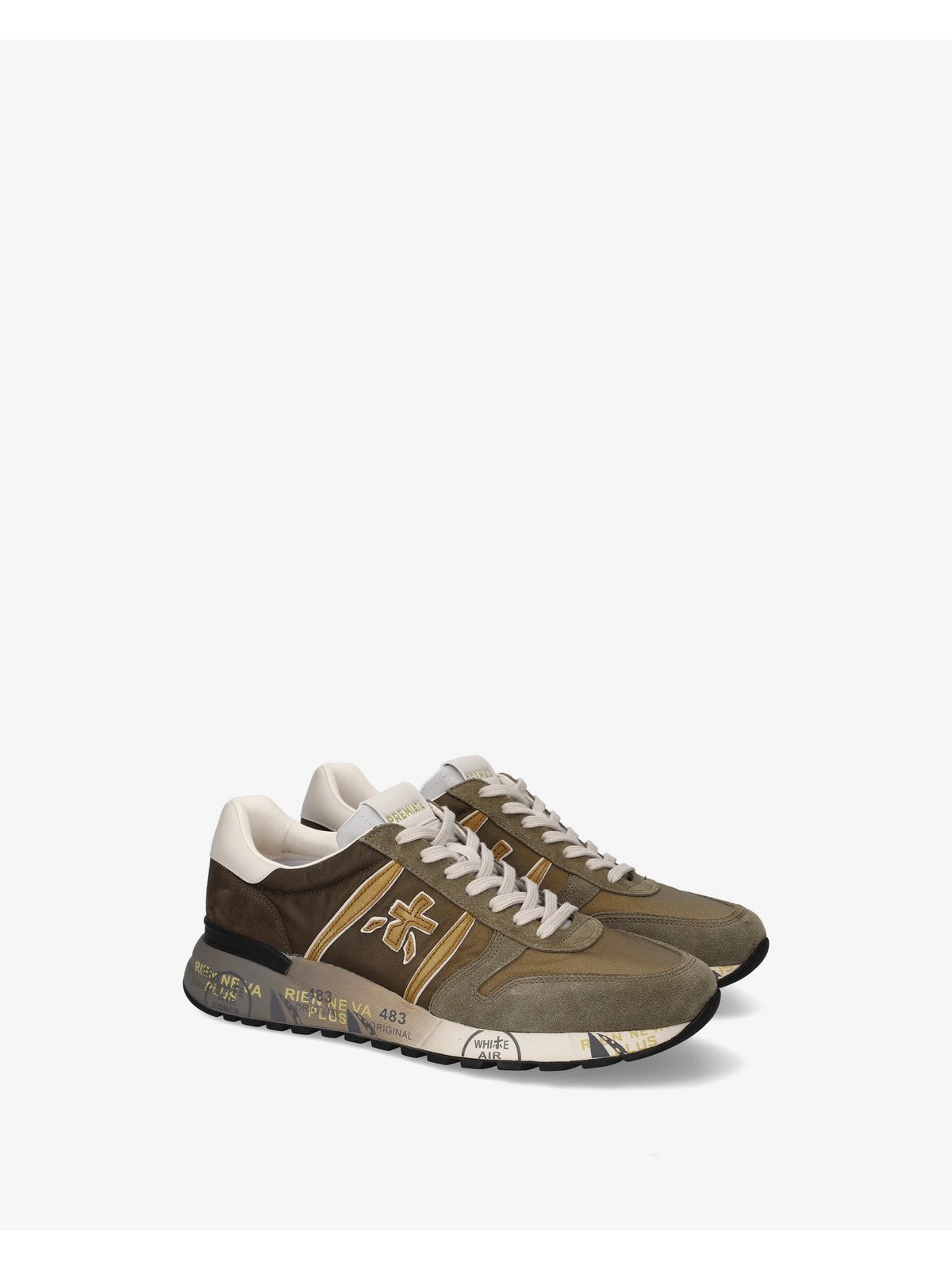 PREMIATA Sneaker Uomo LANDER VAR 8009 BROWN gioboutiqueweb