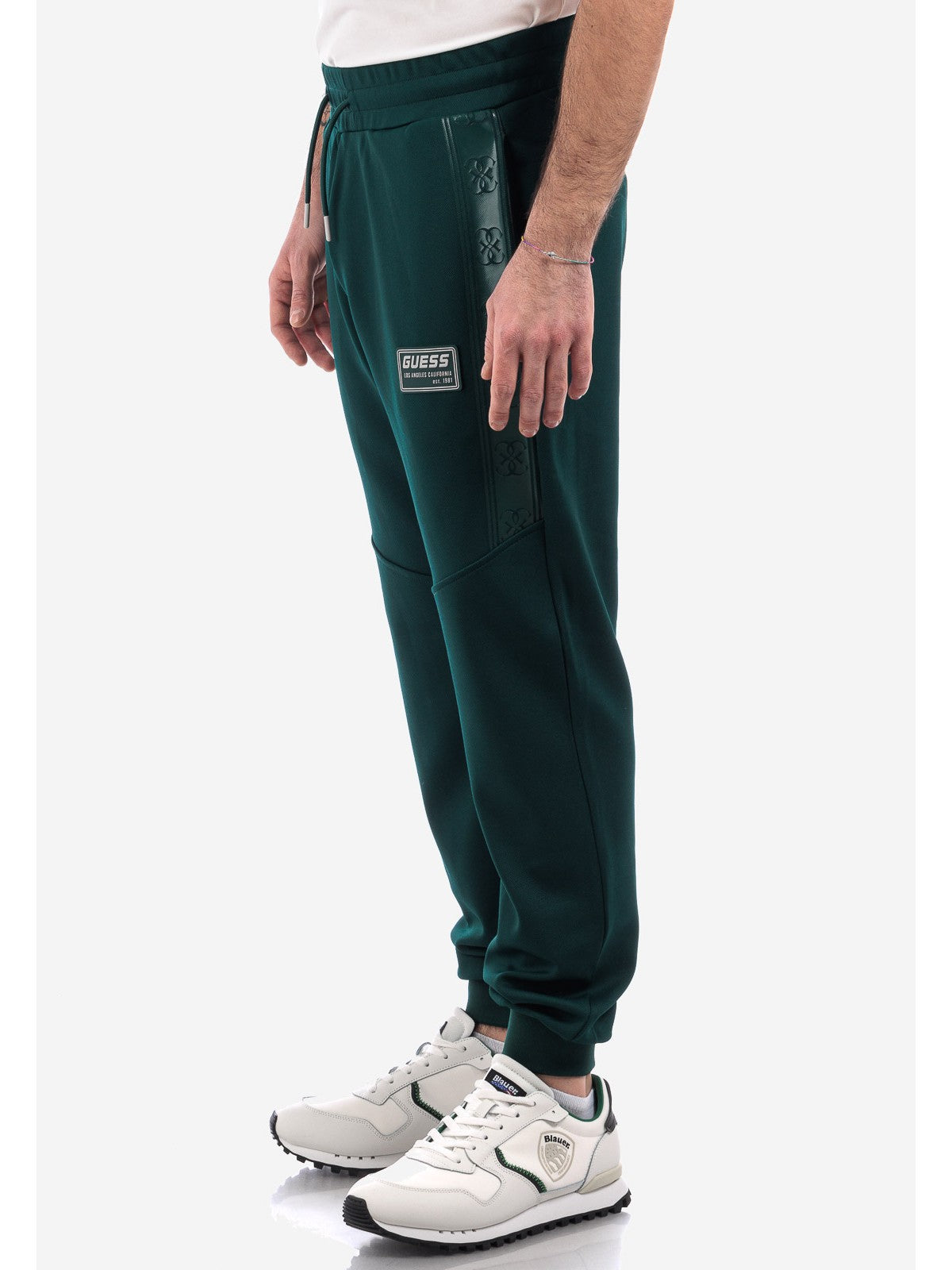 GUESS SPORT Pantalone Uomo GASTON CUFFED PANT Z4RB00 KBO62 G8J3 Verde gioboutiqueweb