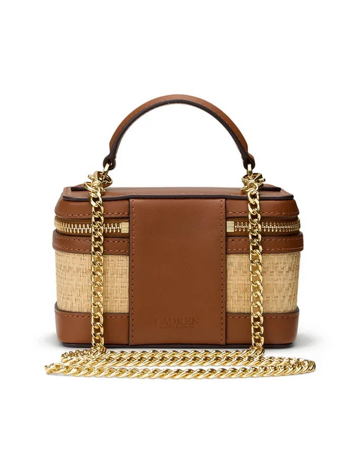 LAUREN RALPH LAUREN Borsa Donna HALLEE-CROSSBODY-SMALL 431P06089 001 NATURAL/LAUREN TAN gioboutiqueweb