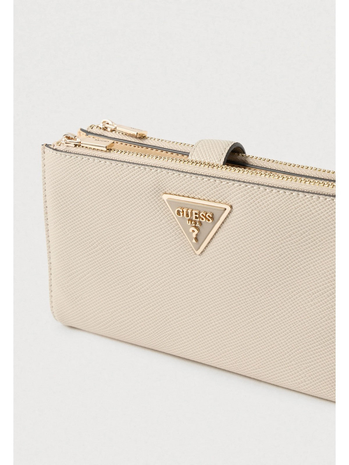 GUESS Portafoglio Donna LAUREL II SLG DBL ZIP ORGNZR SWZG74 59157 TAU TAUPE gioboutiqueweb