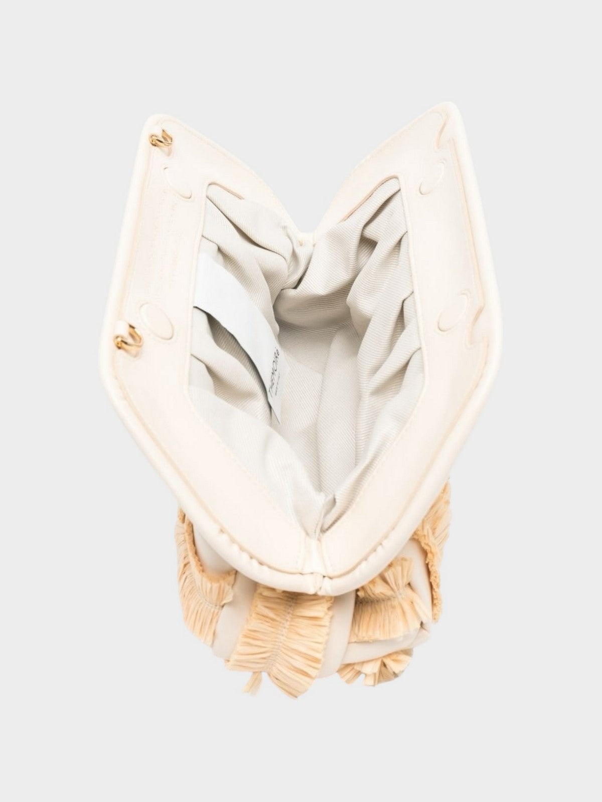 THEMOIRè Borsa Donna BIOS INTRECCIO RAFIA 261WTMB00OIRA BUTTER CREAM-RUTABAGA gioboutiqueweb
