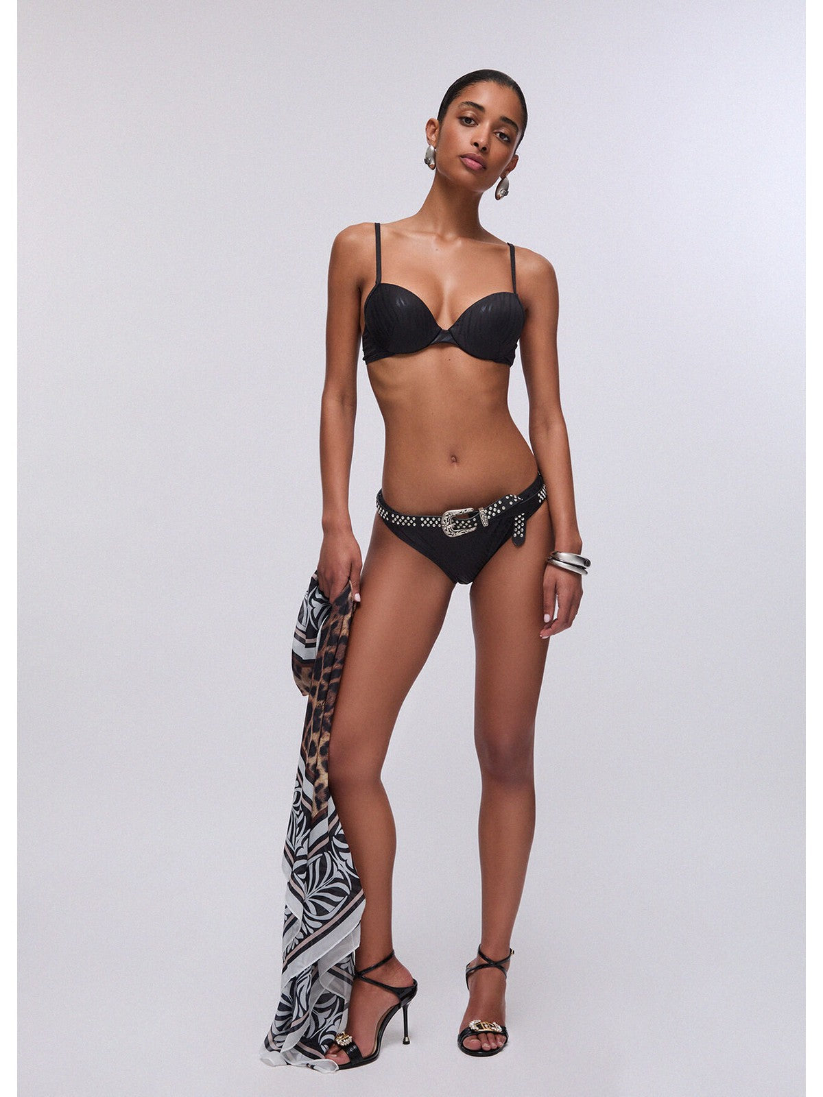 LIU JO BEACHWEAR Costume da bagno Donna VA6189J3928 S9523 Nero foil zebra