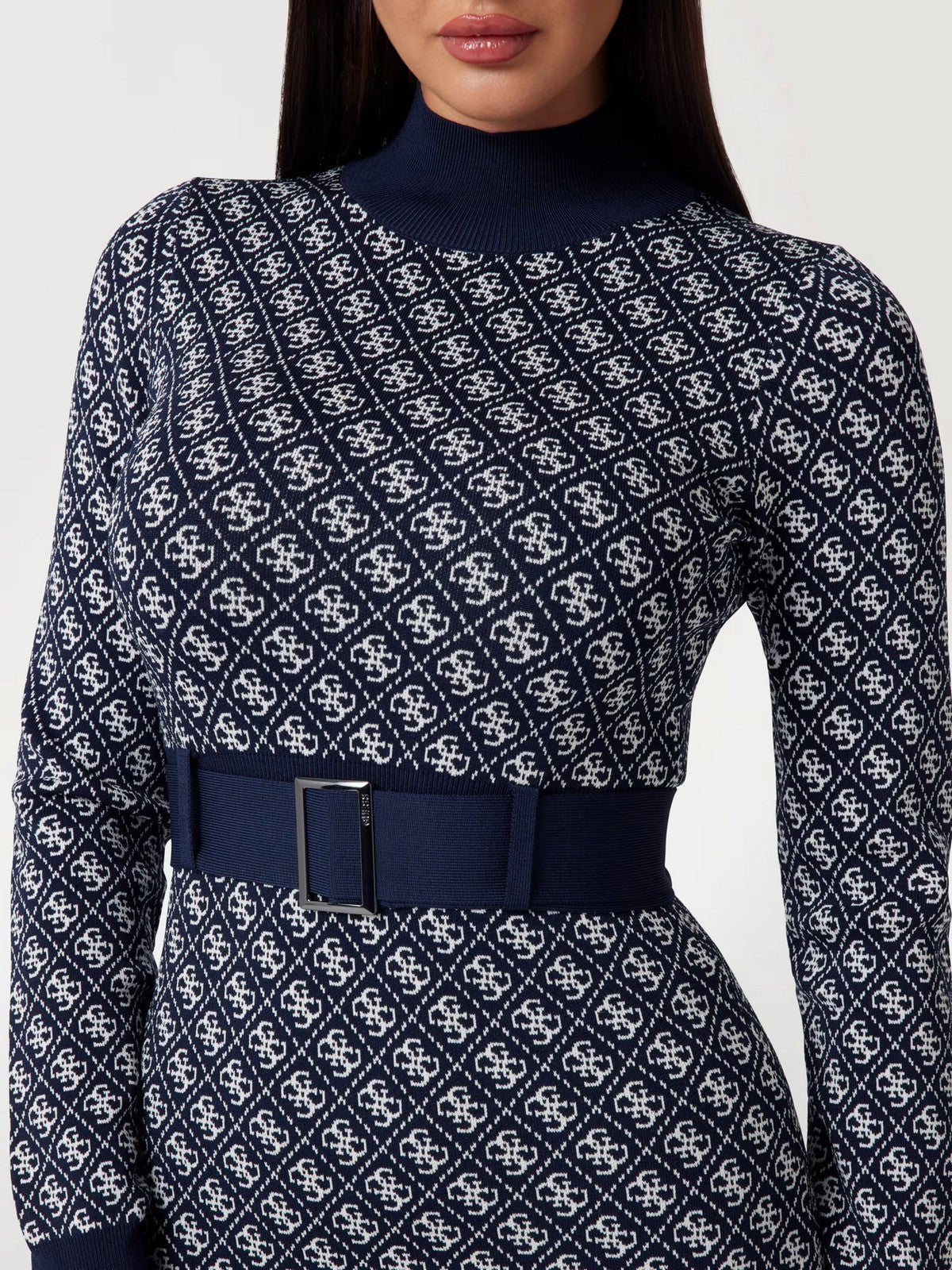 Guess Woman dress Lise 4G LS Belted Dress Swr W4BK43 Z37K0 FB7G Blue