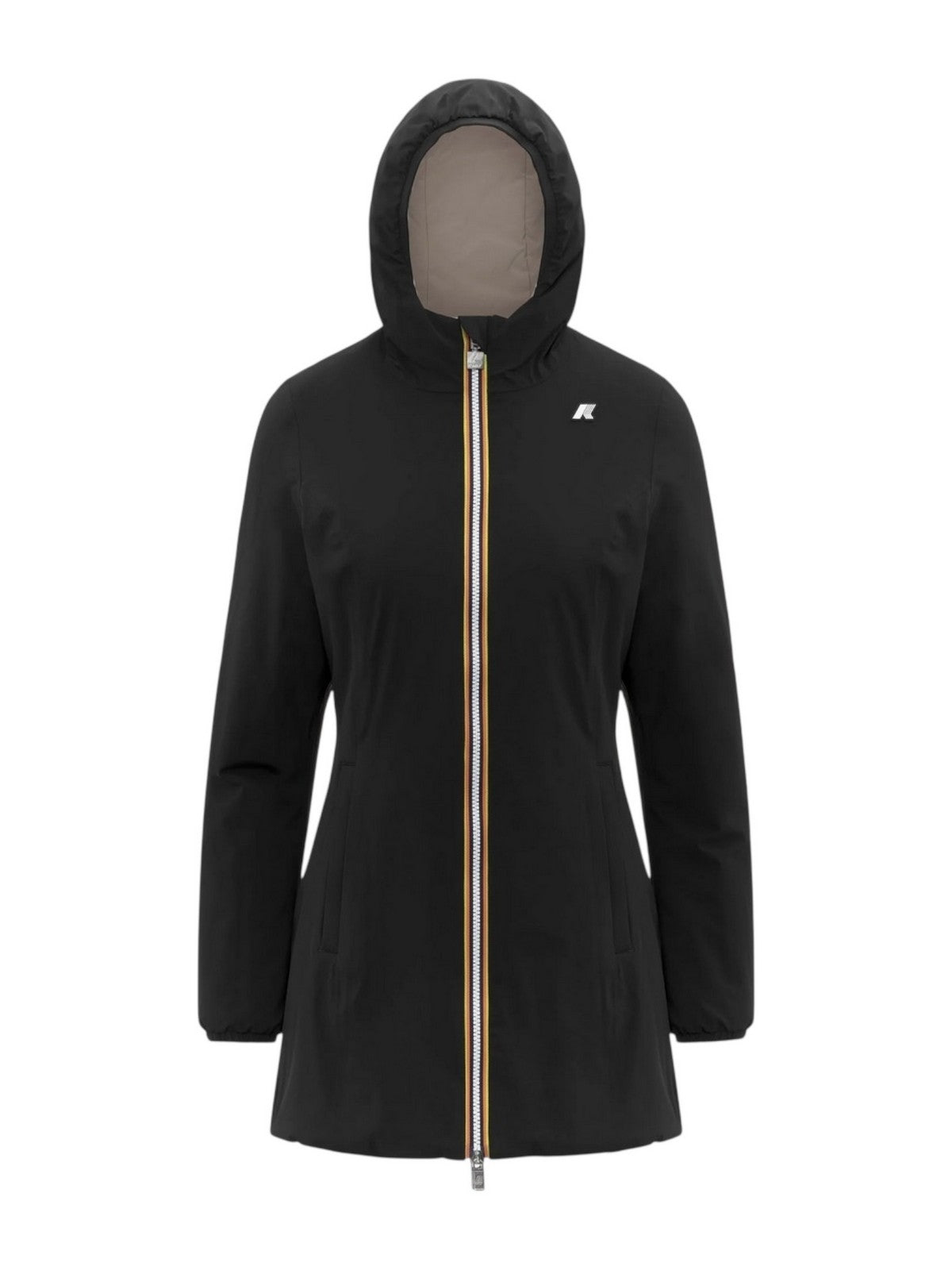 K-WAY Giubbino Donna DENISE ST WARM DOUBLE K6128UW BC9 Black Pure - Beige C