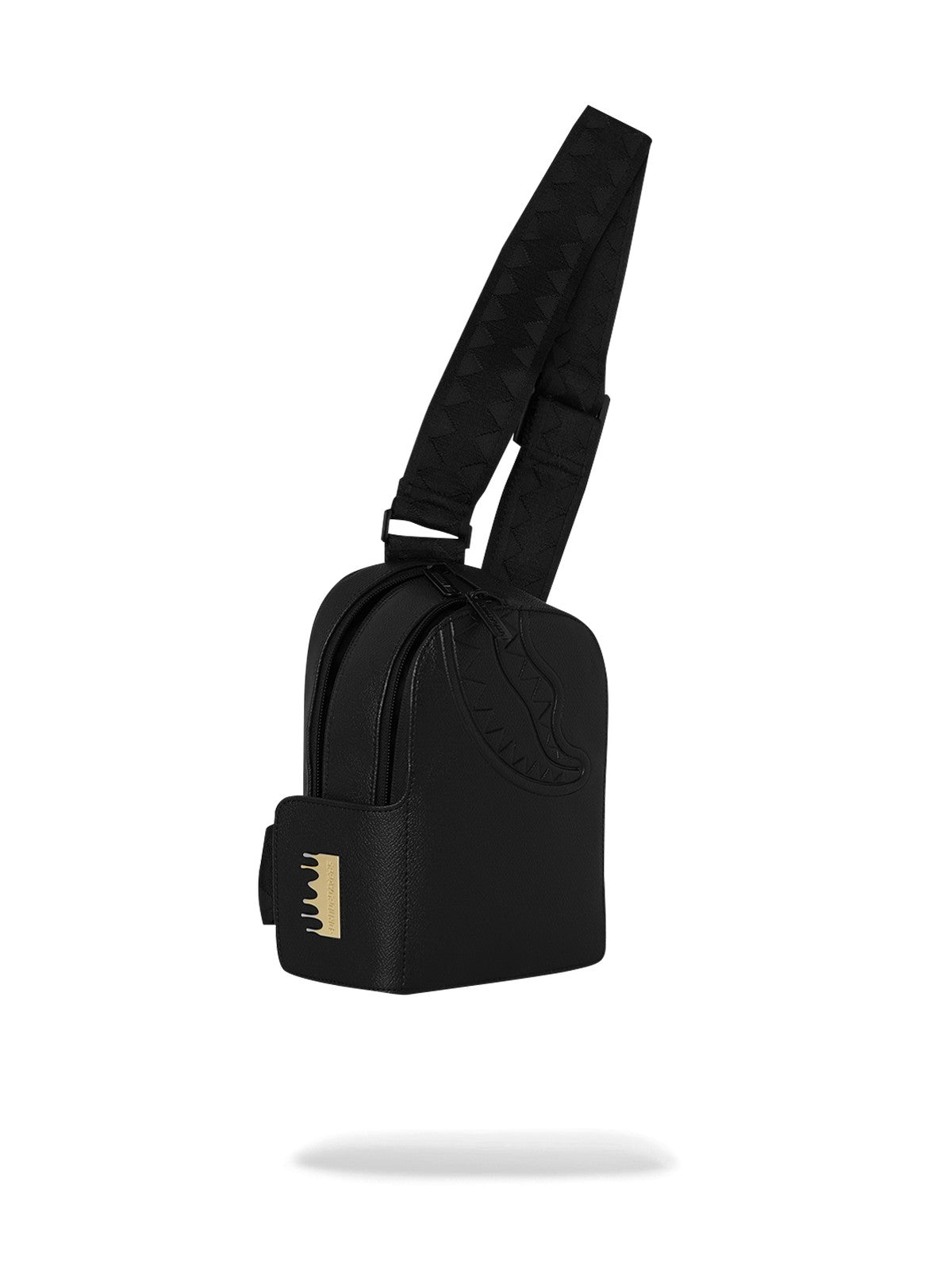 SPRAYGROUND Tracolla Unisex adulto GOLD BRICK LUX BACKPACK SLING 910B9042NSZ Nero gioboutiqueweb