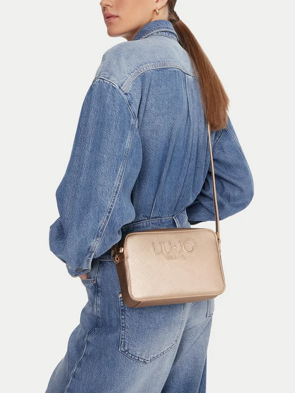 LIU JO ACCESSORIES Borsa Donna AF5153E0087 90048 LIGHT GOLD