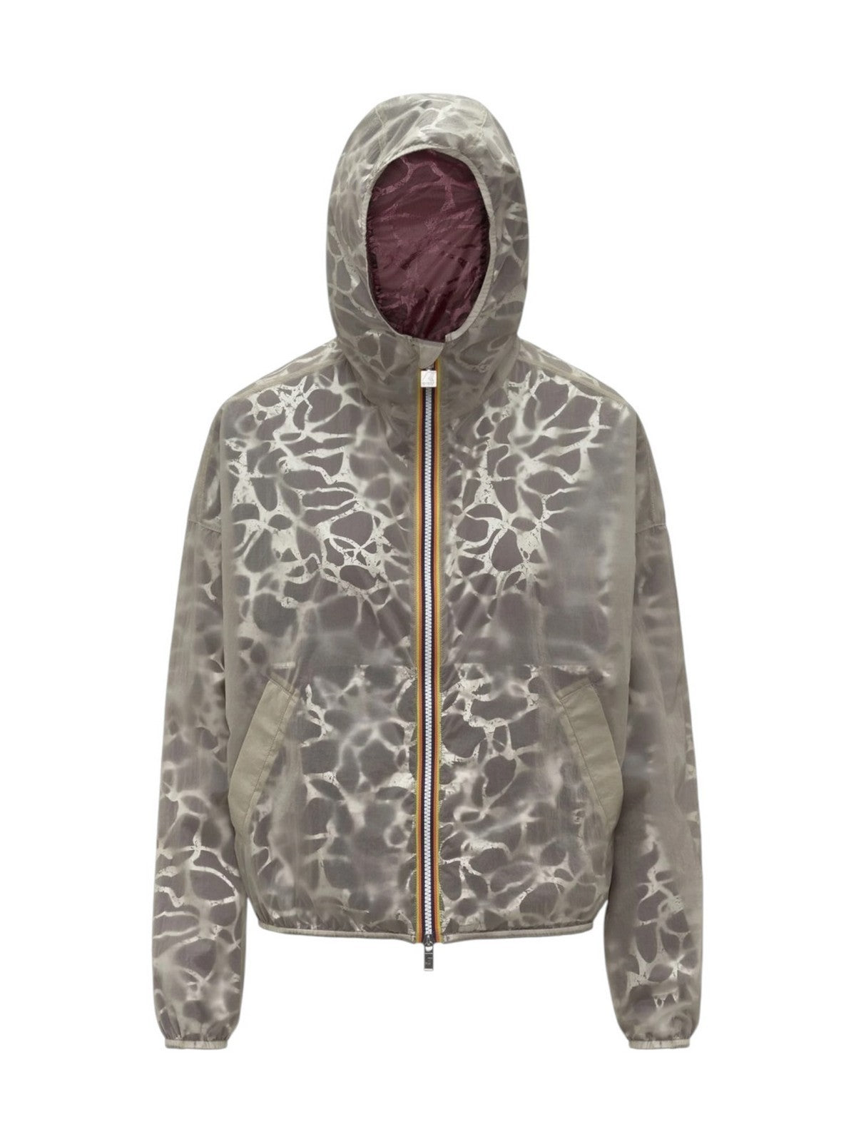 K-WAY Giubbino Donna LAURETTE SUPER LIGHT LAMI DOUB K7137JW C0Q Violet-Beige Laminat