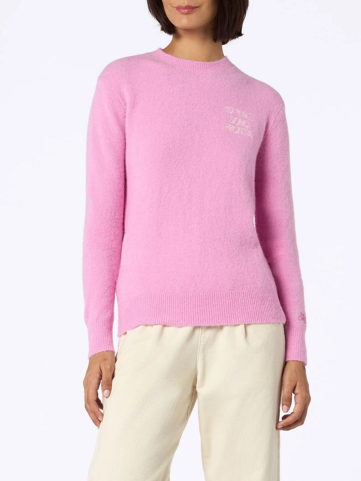 MC2 SAINT BARTH SWEATER Kobieta nowa królowa nowa królowa 04223G Rosa