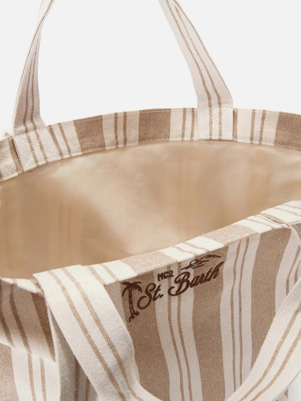 MC2 SAINT BARTH Borsa Donna ESSENTIAL BEACH COTTON 01102L BIG STRIPES V 1118 EMB gioboutiqueweb