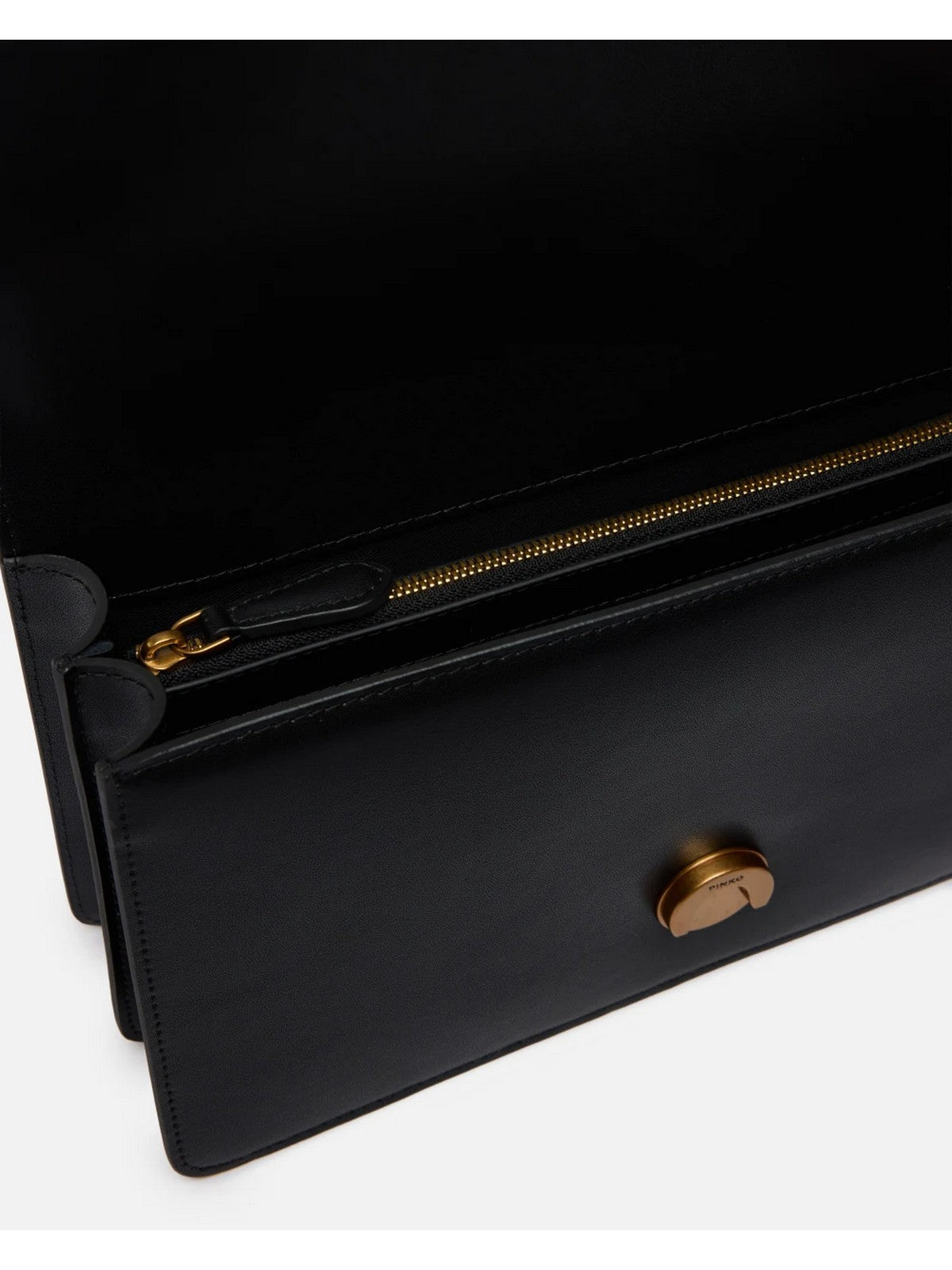 PINKO Borsa Donna LOVE ONE CLASSIC ST. CL 105857-A0F1 Z99Q NERO-ANTIQUE GOLD gioboutiqueweb