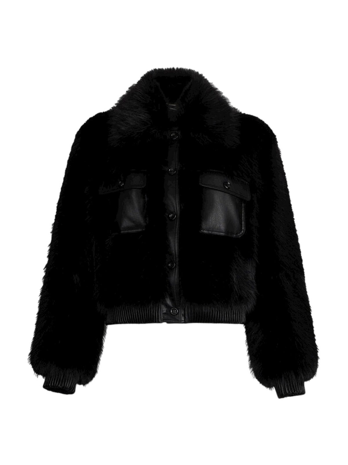 LIU JO BLACK Pelliccia Donna CF5185E1037 22222 Nero