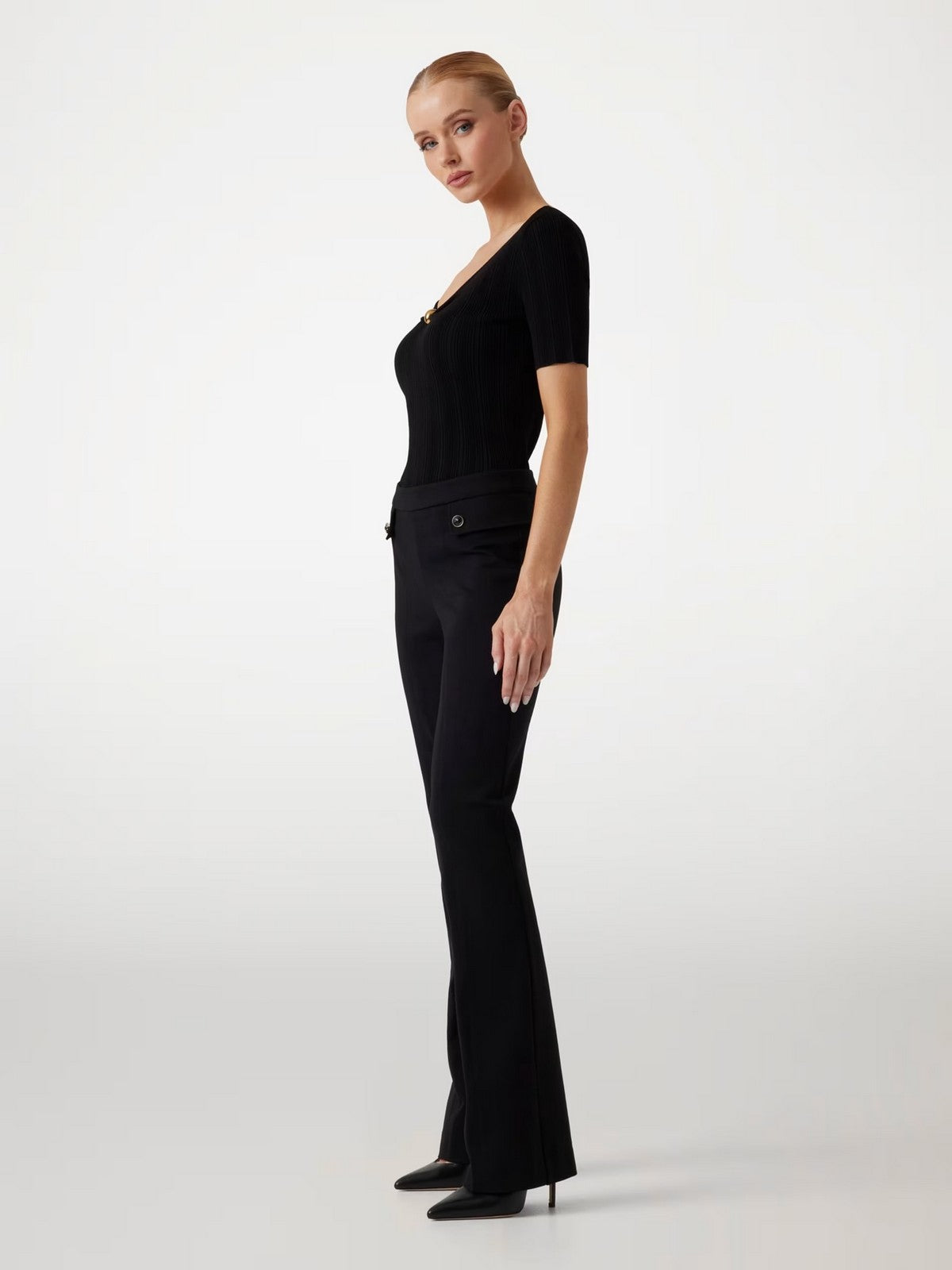 MARCIANO Pantalone Donna GWEN CIGARETTE PANTS 5YGB10 7160A JBLK Jet Black A996
