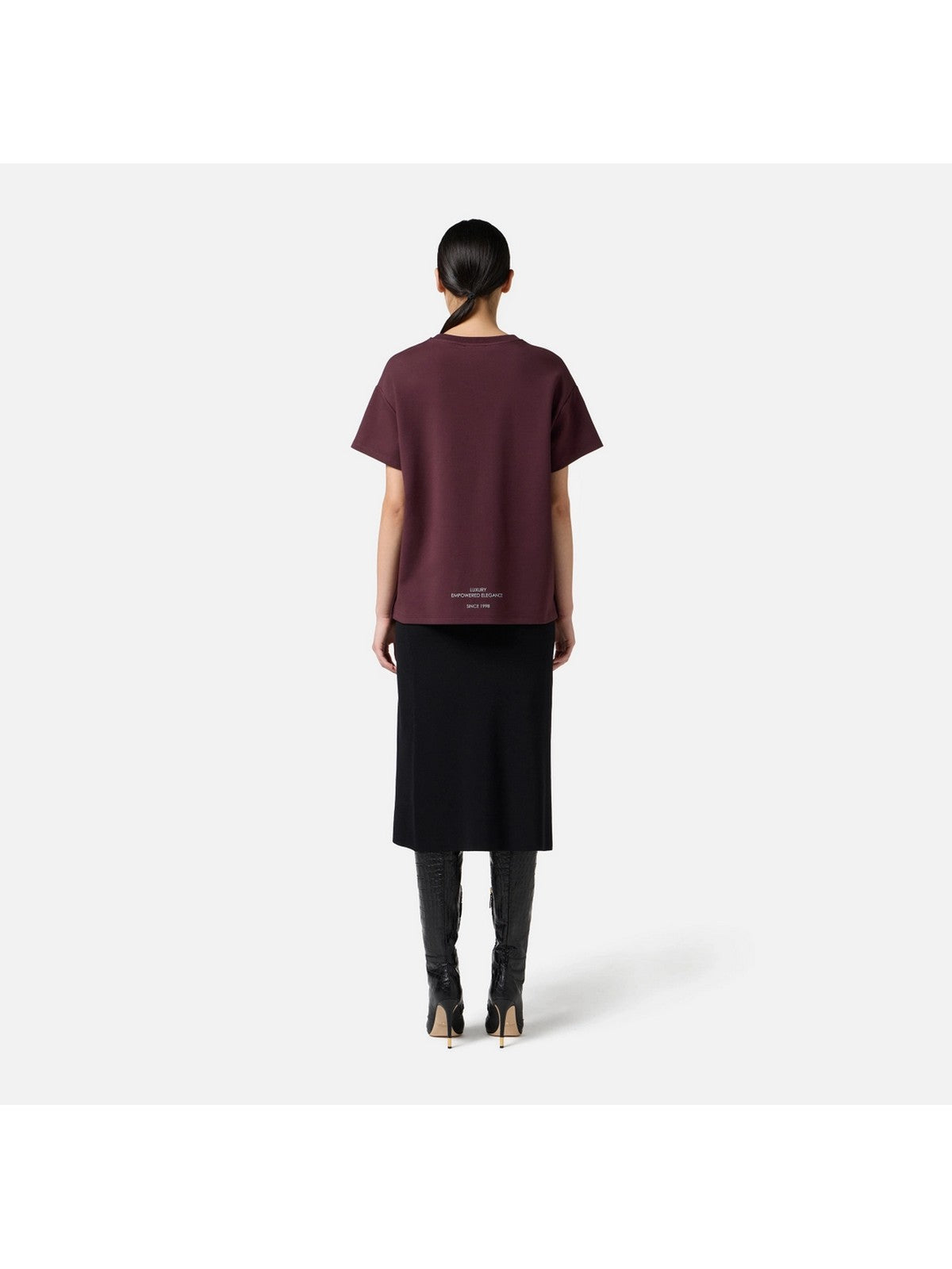 ELISABETTA FRANCHI T-shirt Donna MA02756E2 EA4 MERLOT
