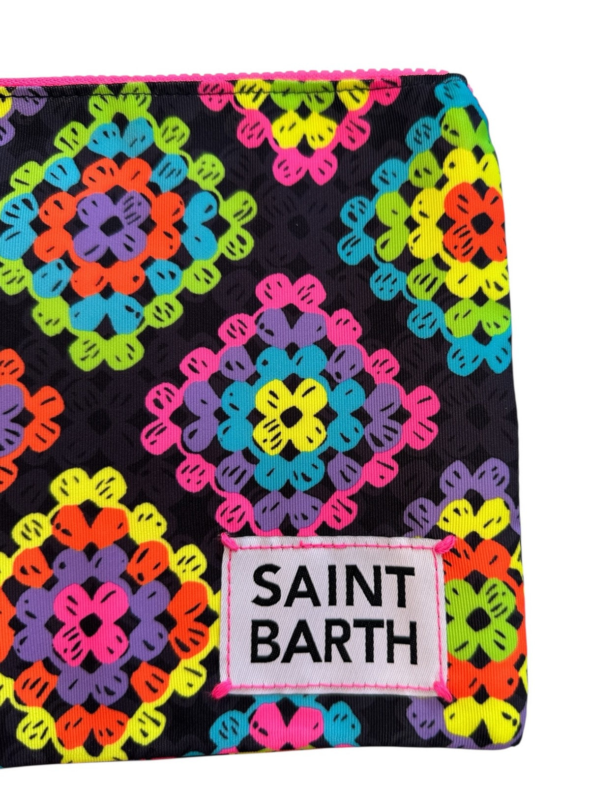 MC2 SAINT BARTH Pochette Donna PAREASY 04198D FANTASY CROCHET FLUO 25 gioboutiqueweb