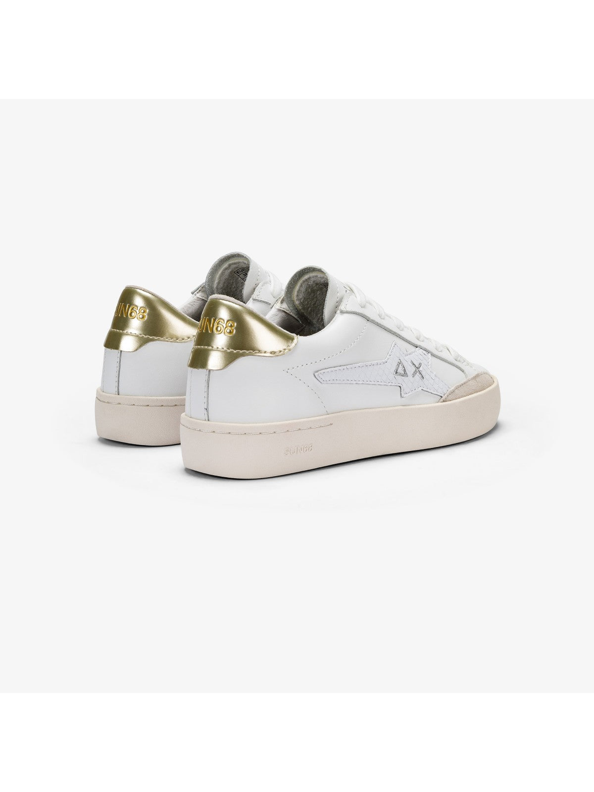 SUN68 Sneaker Donna Katy Leather Z34225 0143 Bianco gioboutiqueweb
