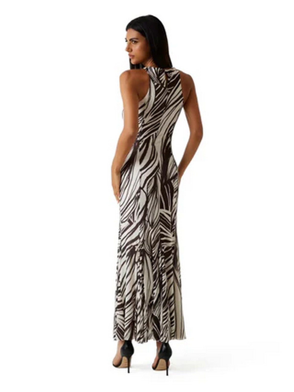 GUESS Abito Donna SL SERAFINA MESH LONG DRESS W6GK13 K2943 PMIC WILD ESCAPE PRINT gioboutiqueweb