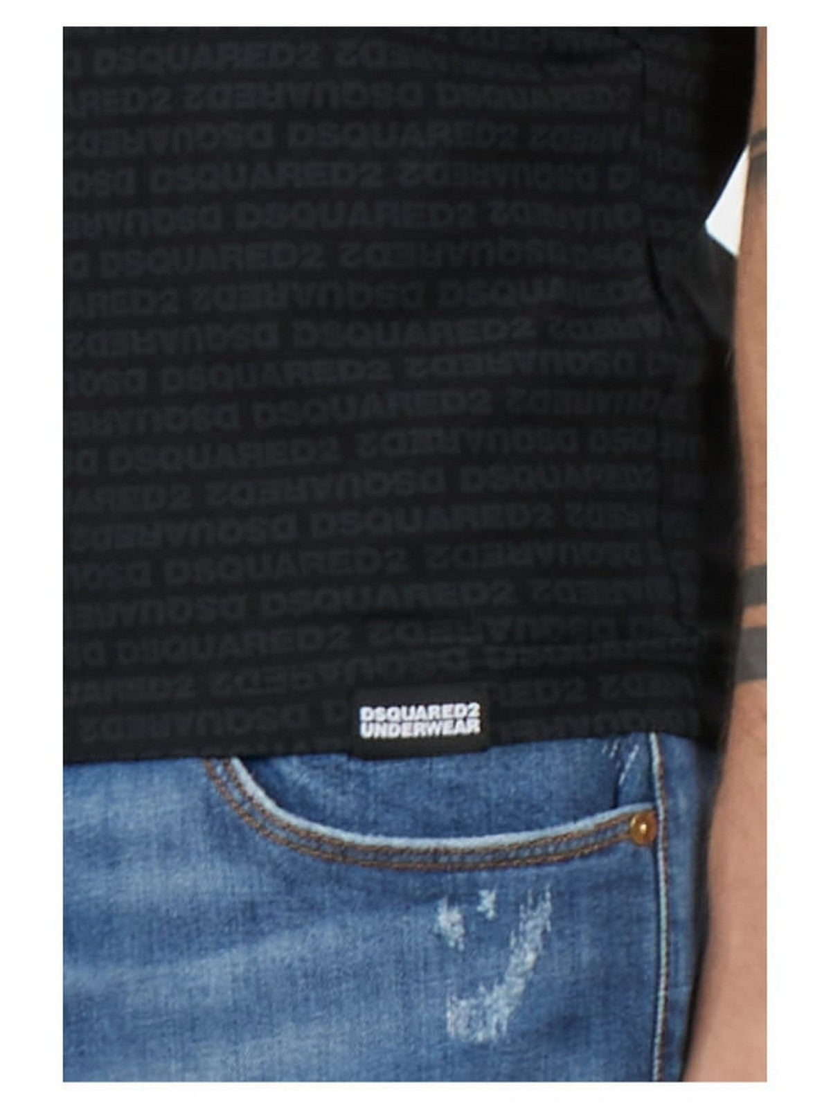 DSQUARED2 T-shirt Uomo D9M205510 001 Nero