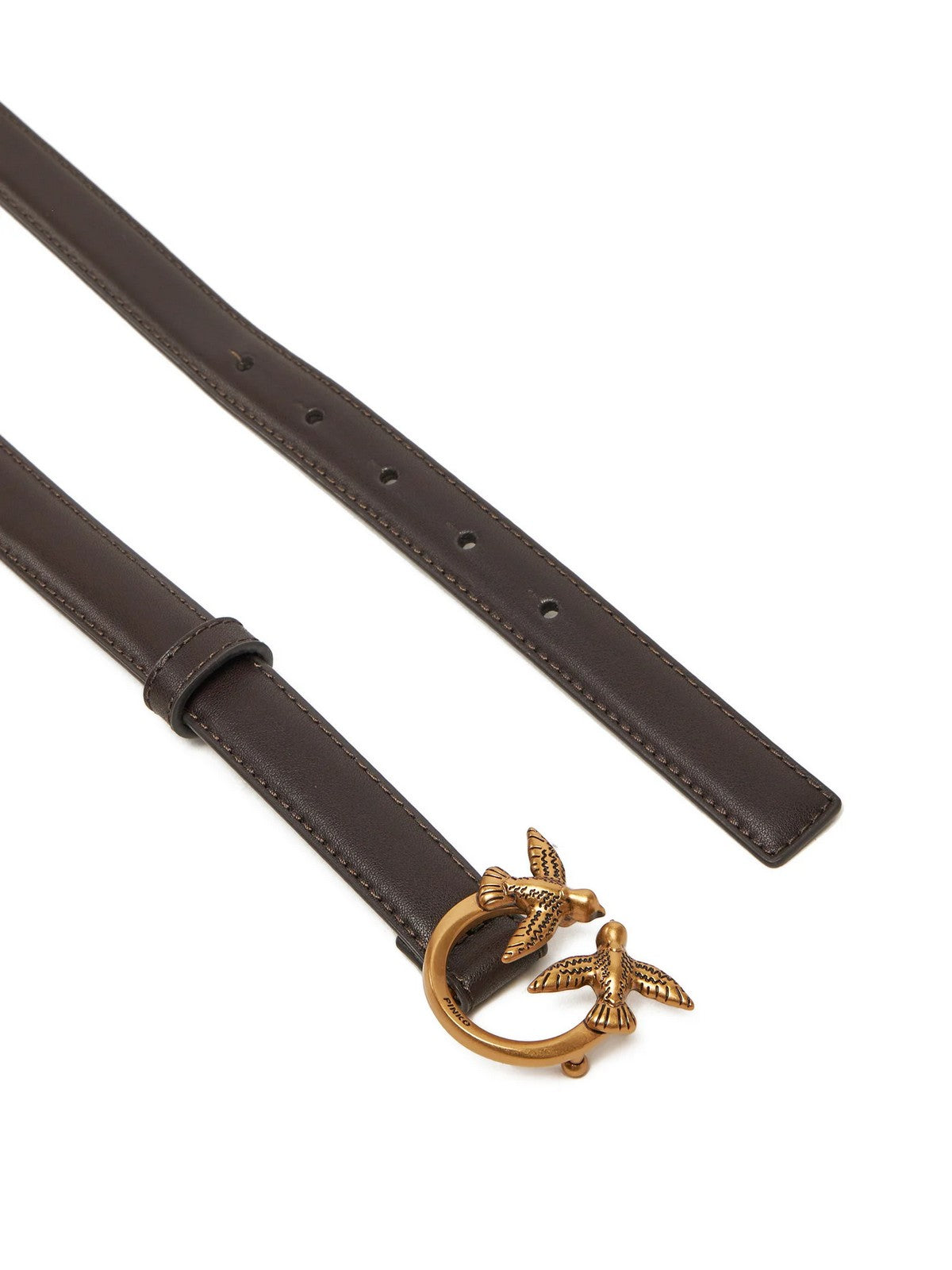 PINKO Cintura Donna LOVE BERRY H2 BELT.LOW 100143-A0F1 M32Q MORO-ANTIQUE GOLD gioboutiqueweb