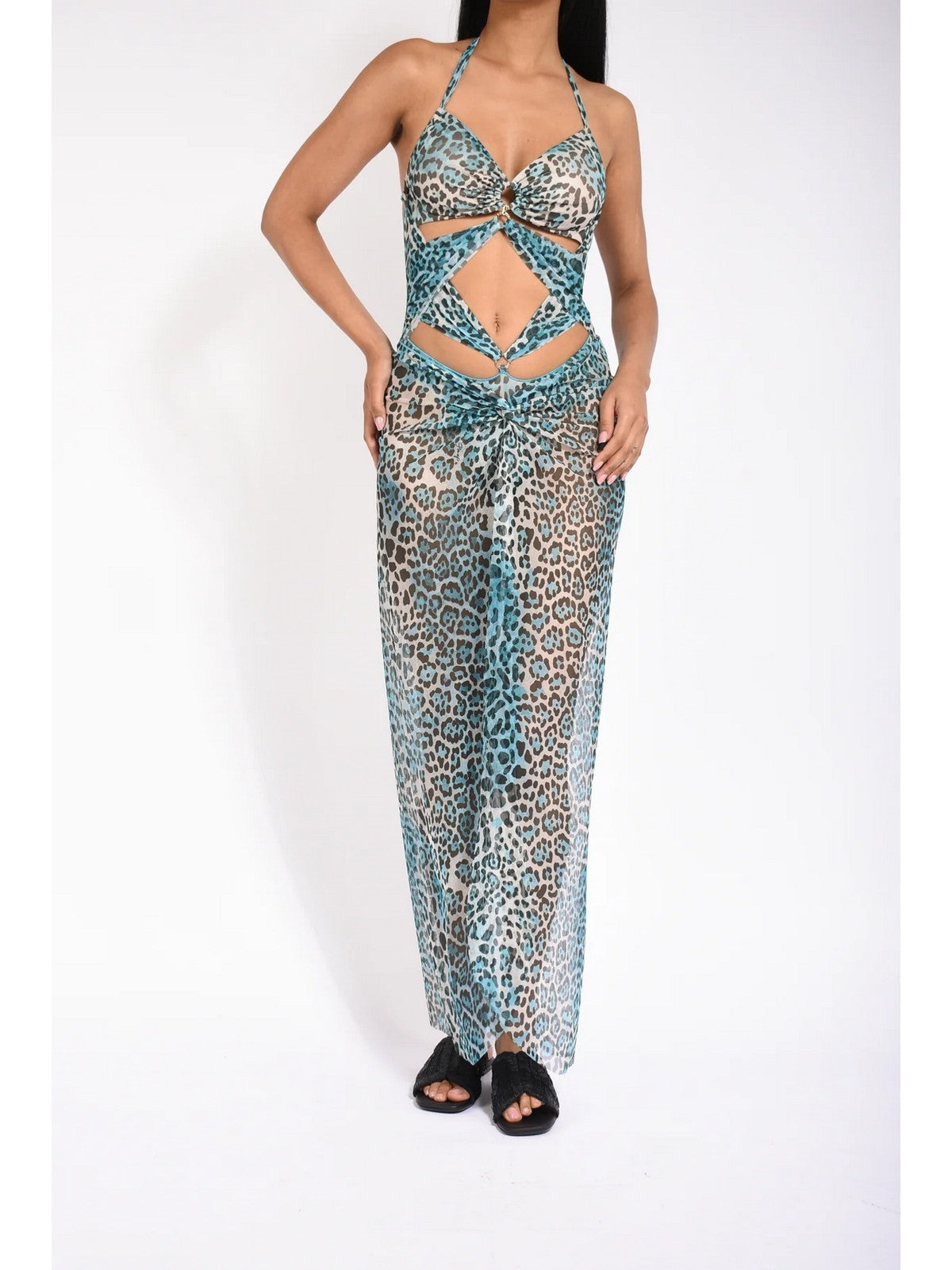 PIN-UP STARS Pareo Donna PG086GO 031 Turchese