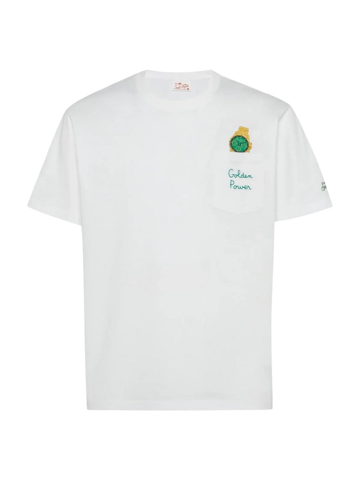 MC2 SAINT BARTH T-shirt Uomo AUSTIN 04344L GOLDEN POWER 01N EMB gioboutiqueweb