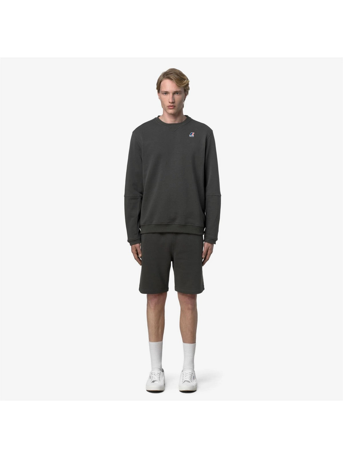 K-WAY Bermuda Uomo CASIMIR POLY COTTON K5138GW WMR GREEN BLACKISH gioboutiqueweb