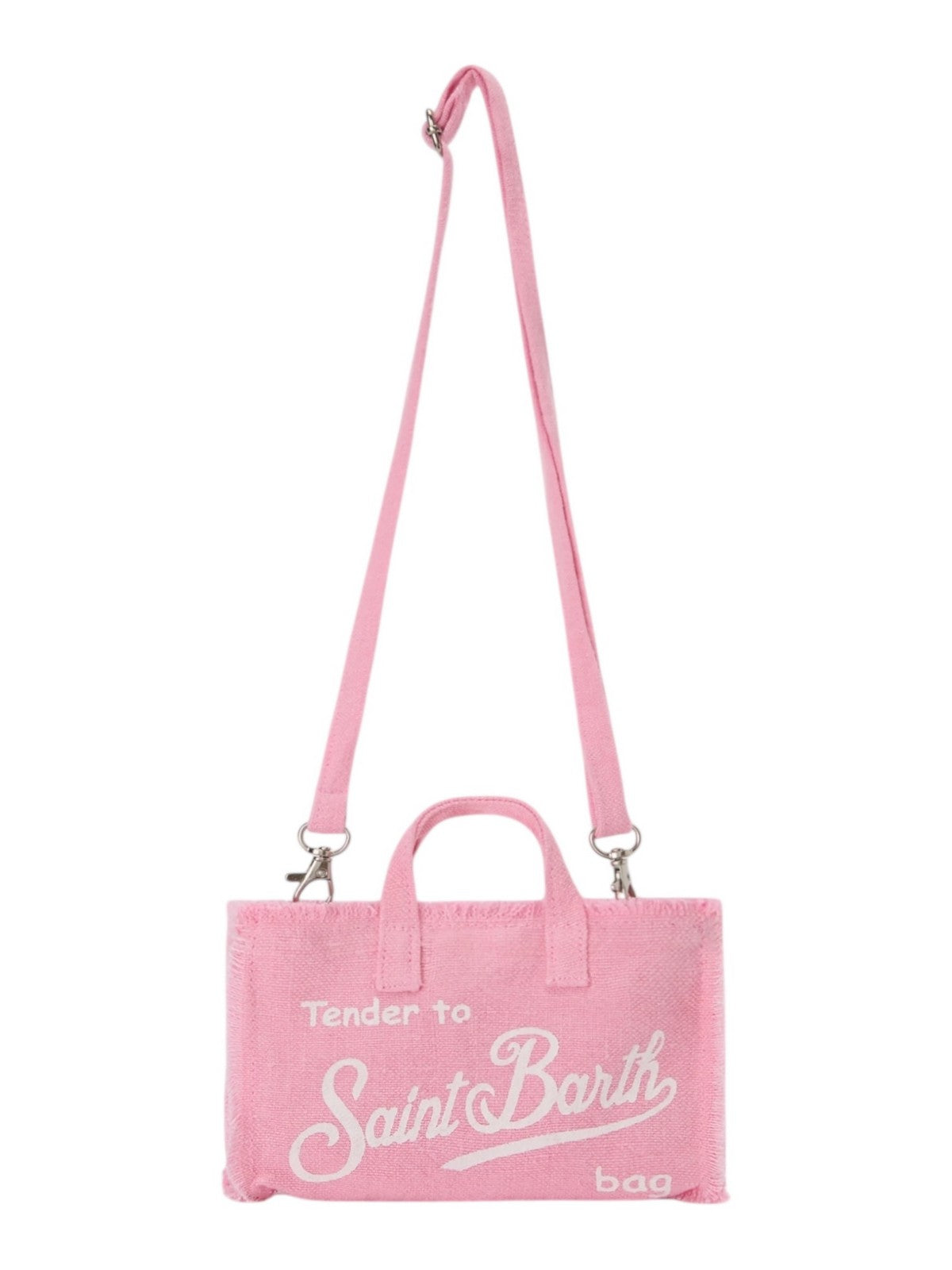 MC2 SAINT BARTH Pochette Donna PHONE BAG LINEN 00142L LINEN 21 PINK