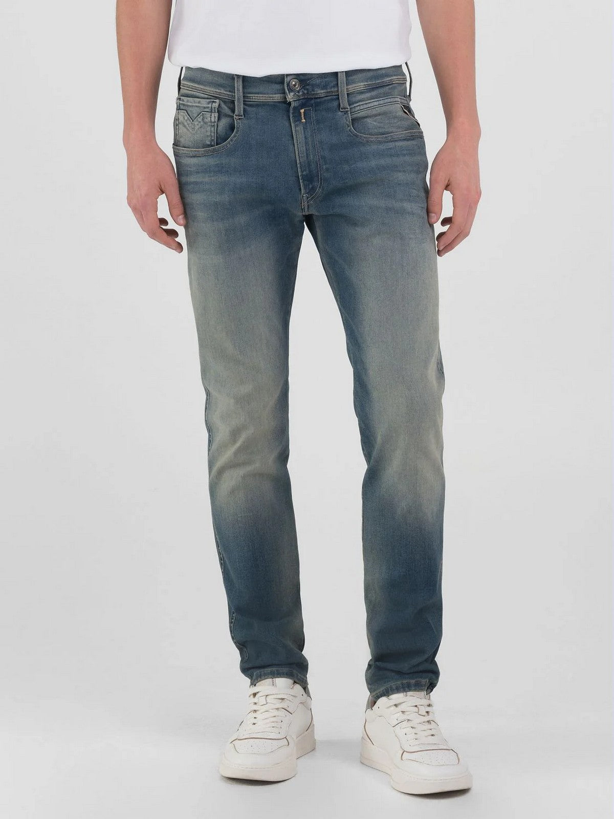 REPLAY Jeans Uomo ANBASS M914E000661523 009 MEDIUM BLUE