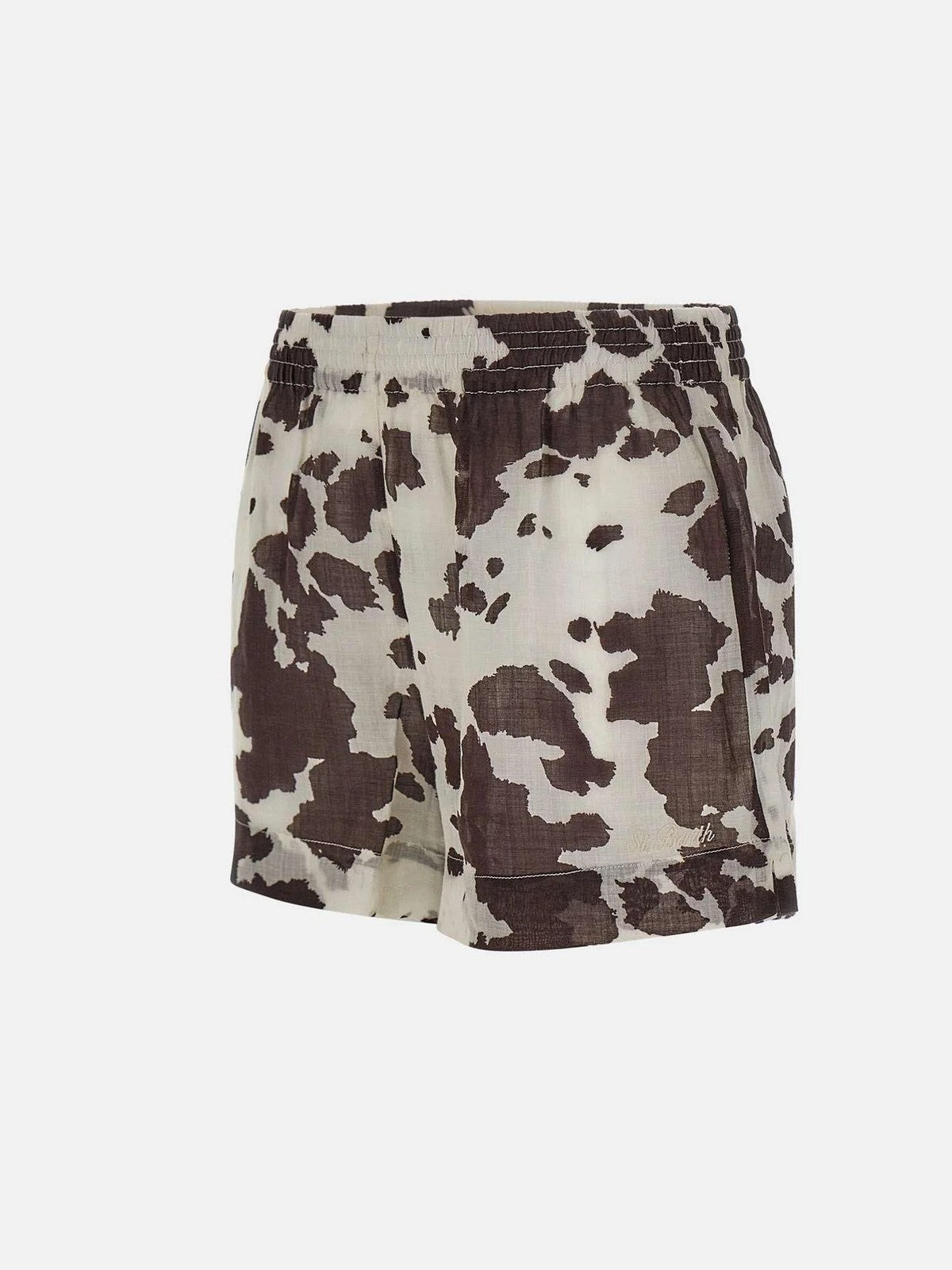 MC2 SAINT BARTH Pantaloncino Donna MEAVE 01342L RAMIE COW WEST 1018