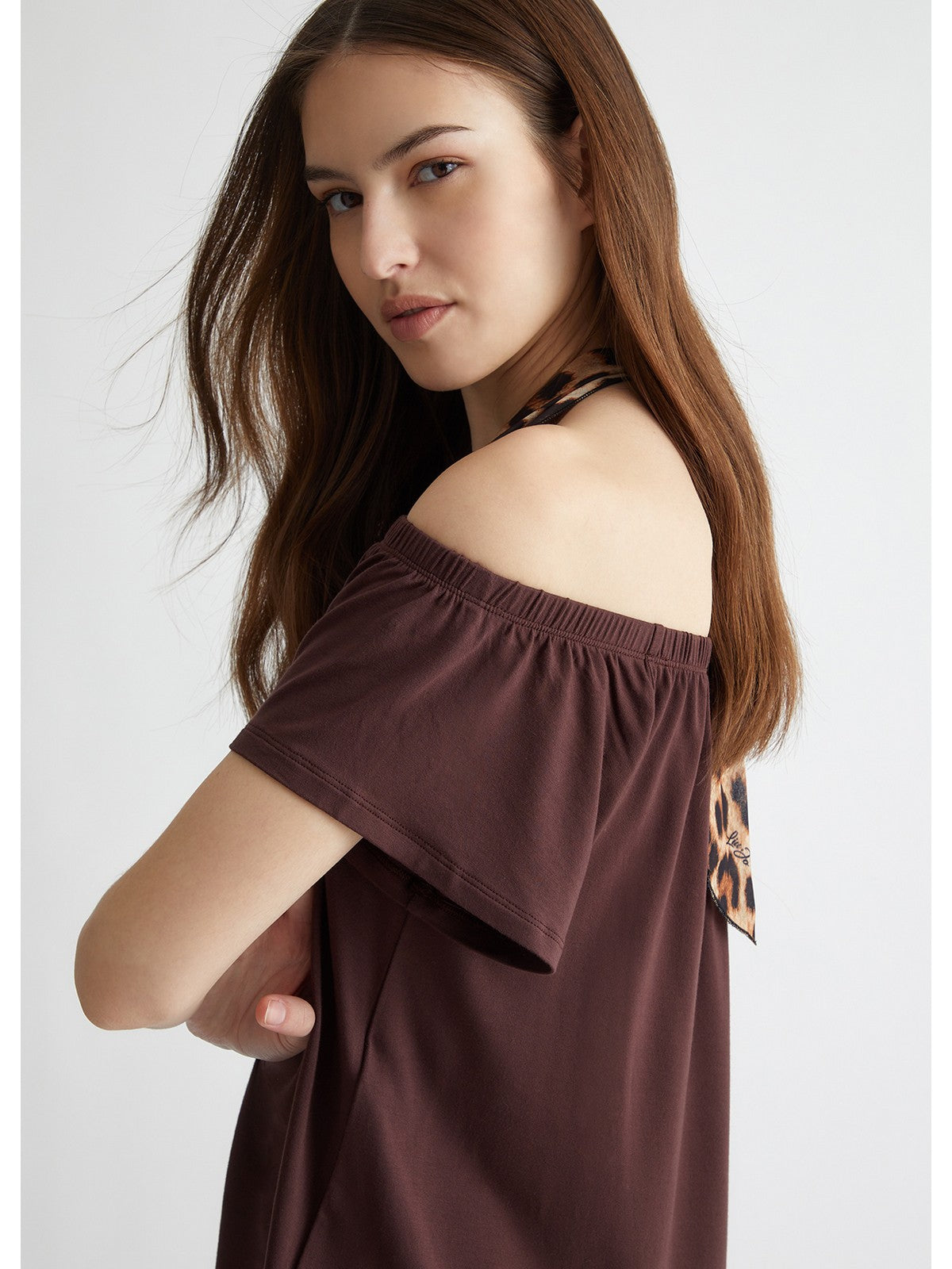 LIU JO BEACHWEAR T-Shirt e Polo Donna VA4215JS360 N9247 Marrone