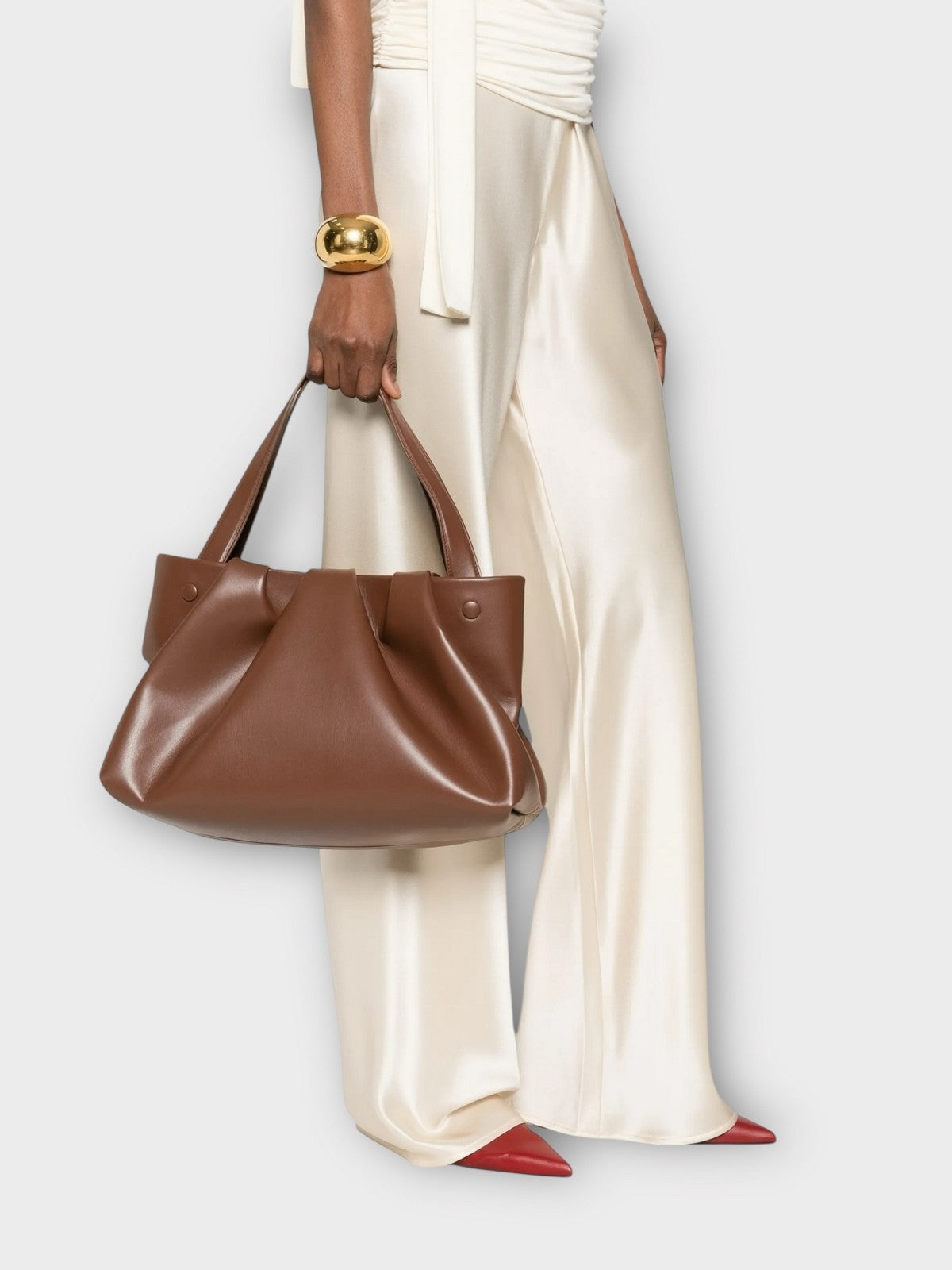 THEMOIRè Borsa Donna ATHENA VEGAN FABRIC 261WTMA00OOVF FRIAR BROWN gioboutiqueweb