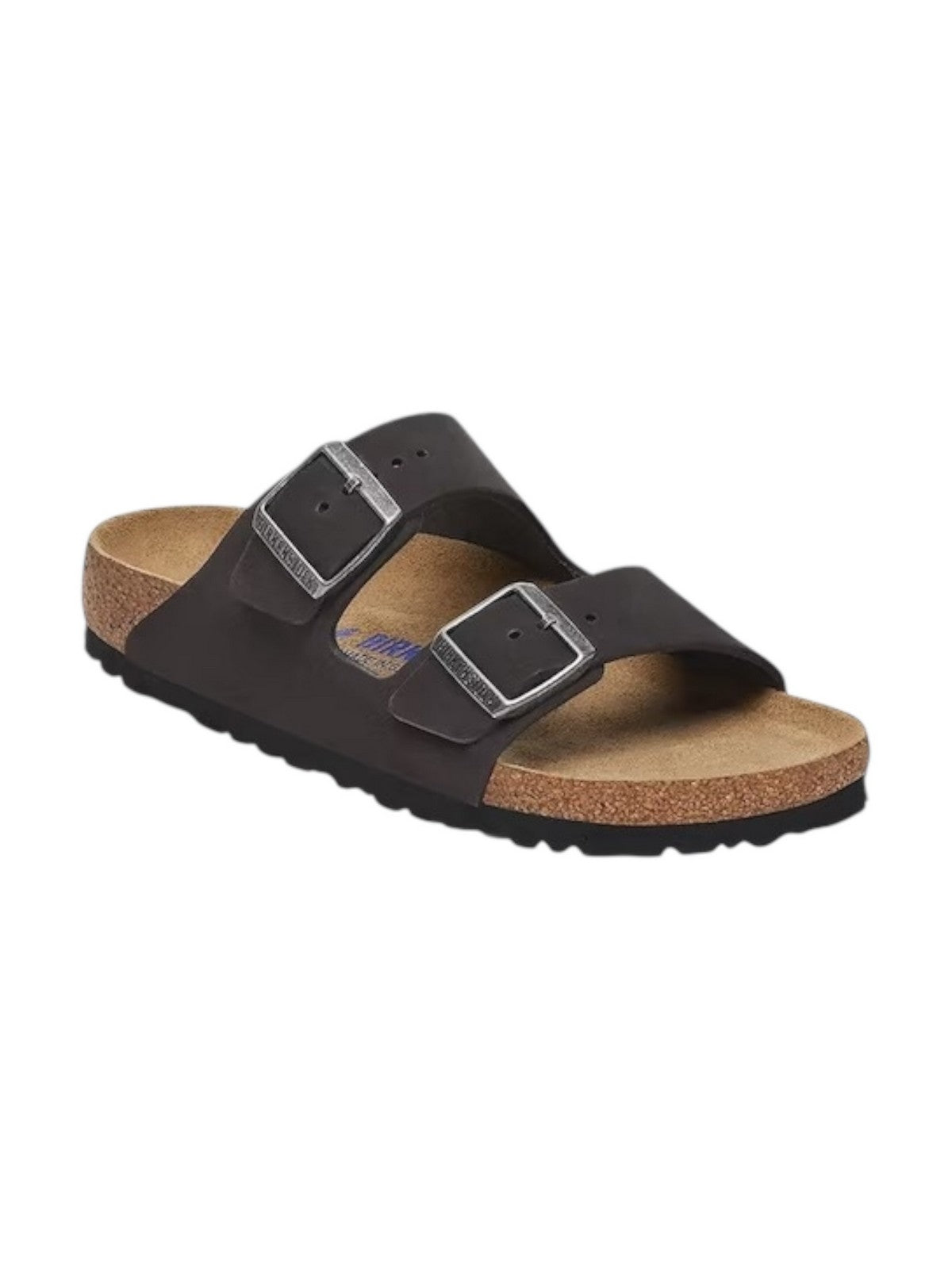 BIRKENSTOCK Sandalo Donna Arizona SFB black, Nubuck Leather 1019035 Nero gioboutiqueweb