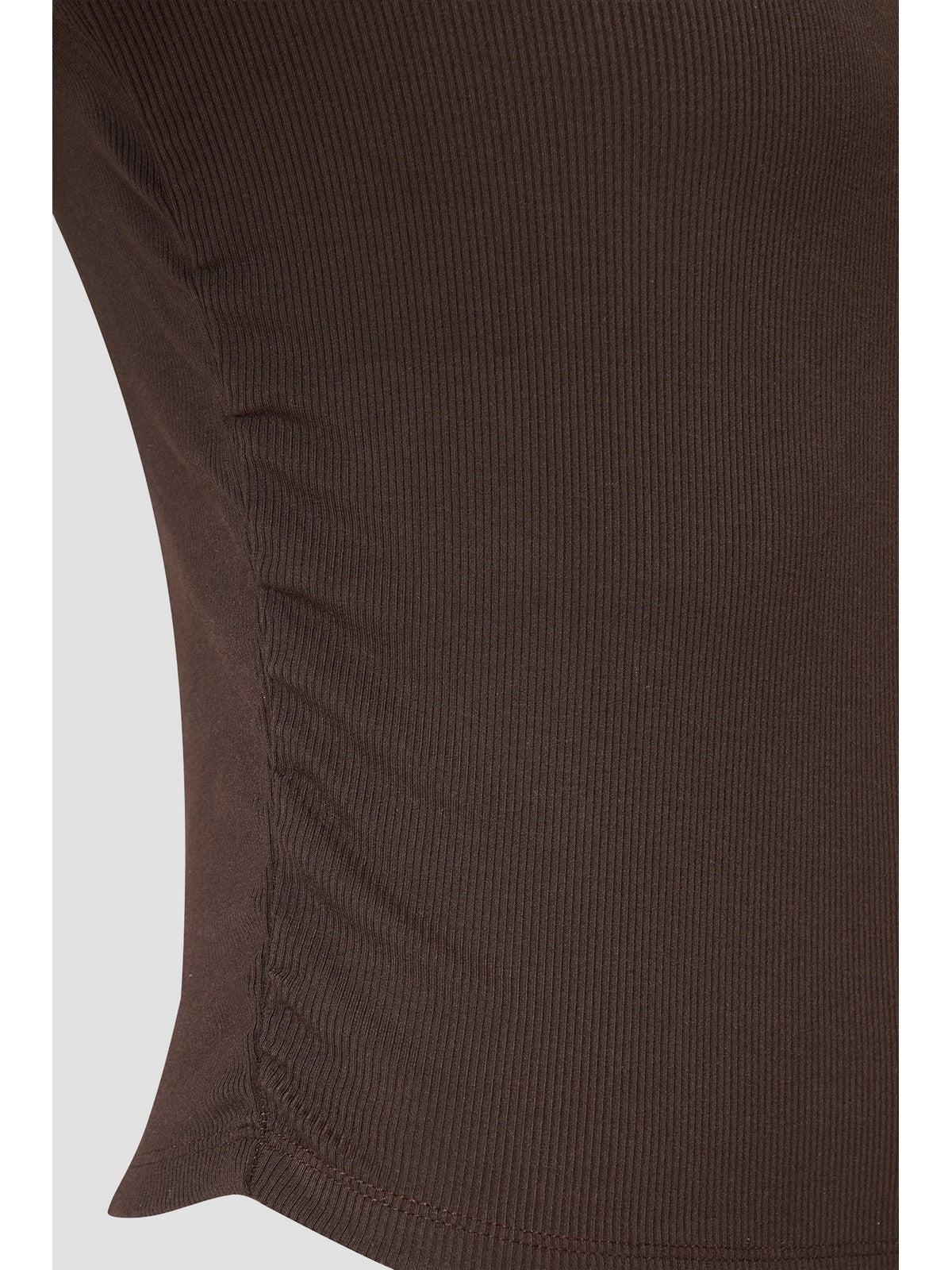GUESS SPORT Maglia Donna NAT RIB LS TOP V6RP08 KD932 A10K COFFEE ROAST