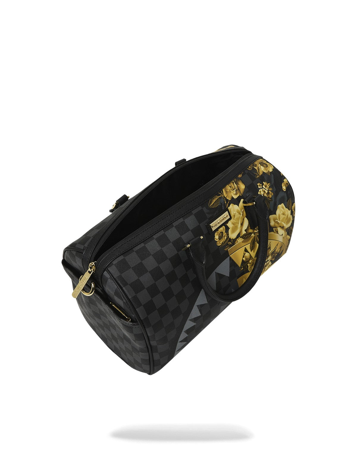 SPRAYGROUND Borsa Unisex adulto GOLD FLORAL REMIX MINI DUFFLE 910D9004NSZ Nero