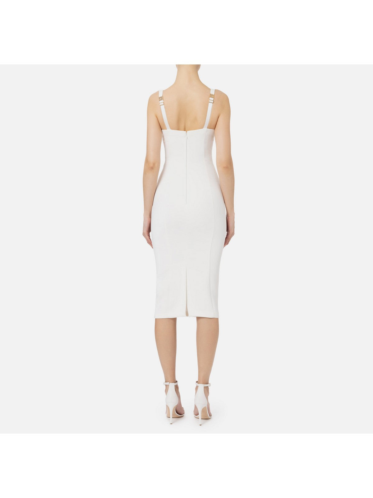 ELISABETTA FRANCHI Abito Donna AB65542E2 360 Avorio gioboutiqueweb