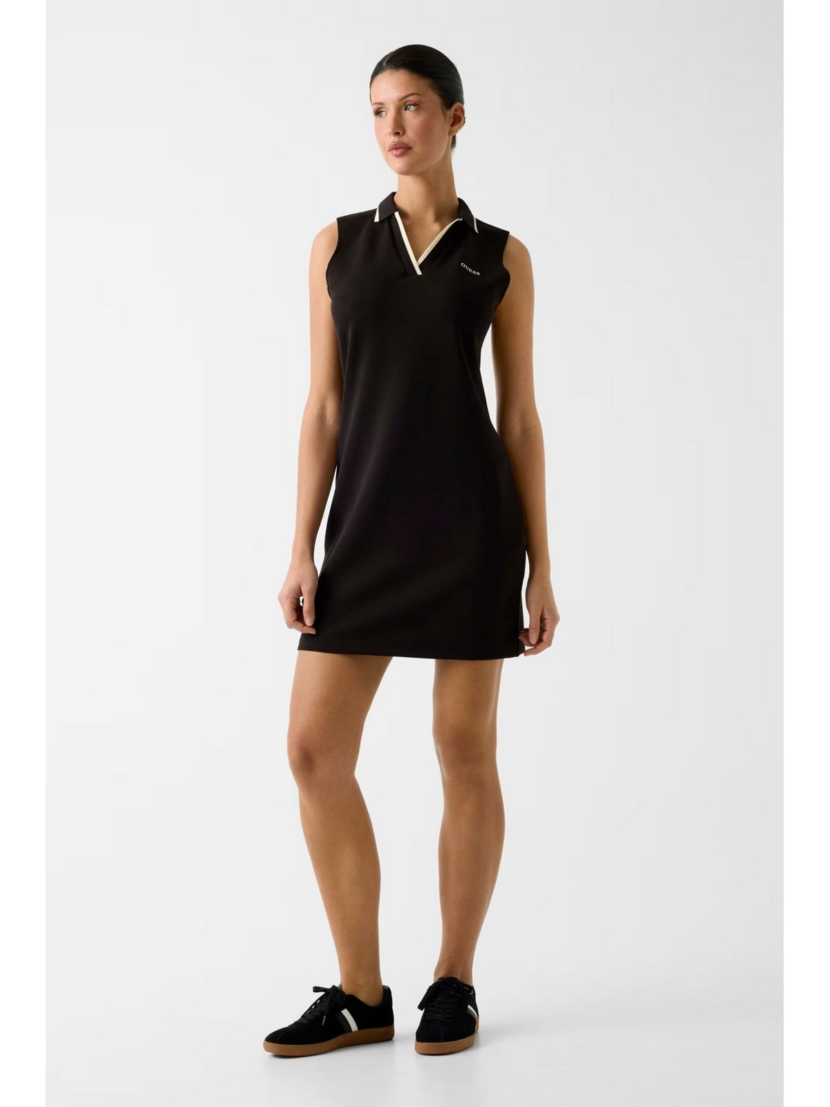 GUESS SPORT Abito Donna JASMINE SLEEVELESS DRESS V6GK02 K2928 JBLK Jet Black A996