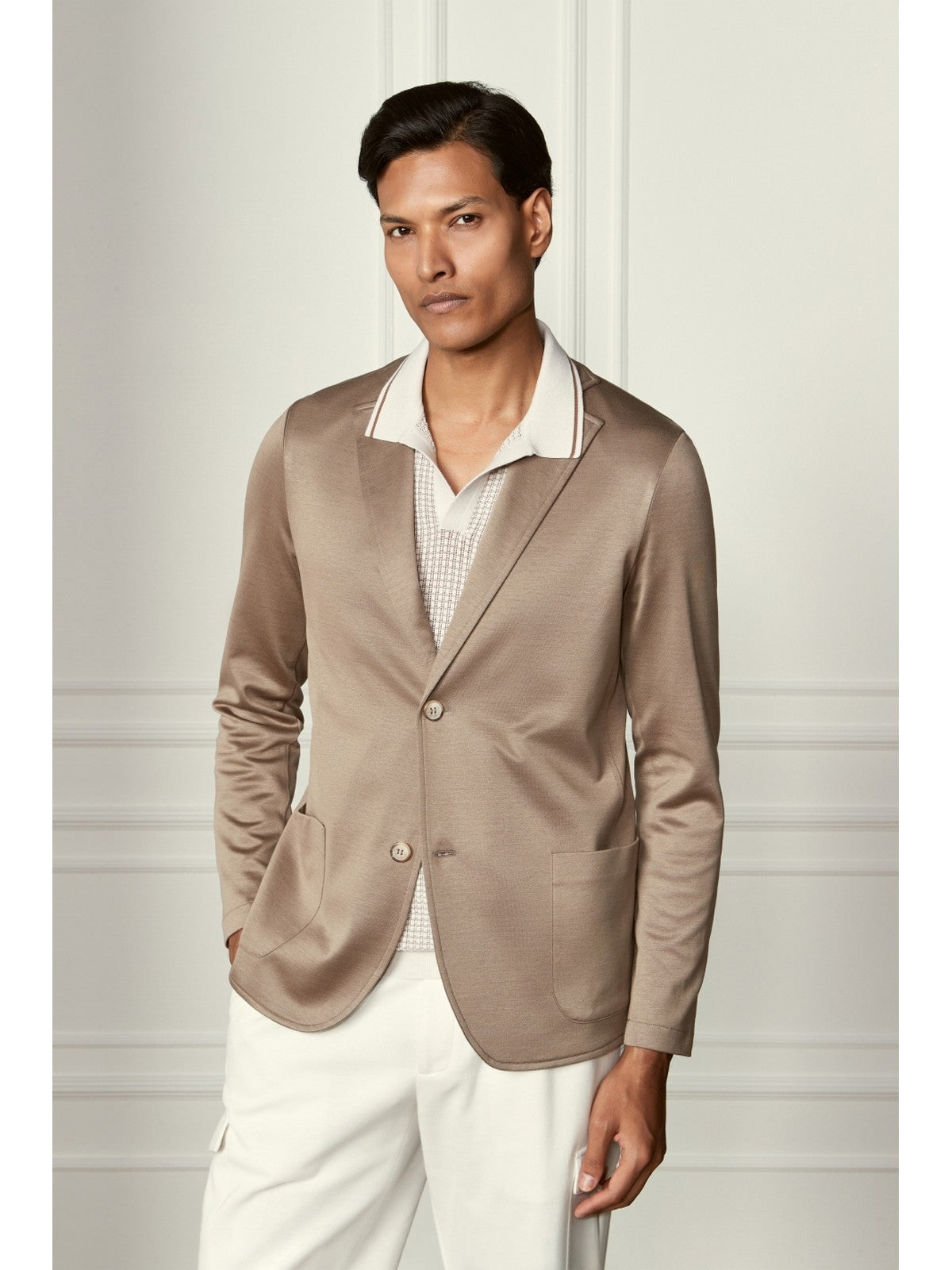 GRAN SASSO T-shirt Uomo 57191/20650 006 Beige gioboutiqueweb