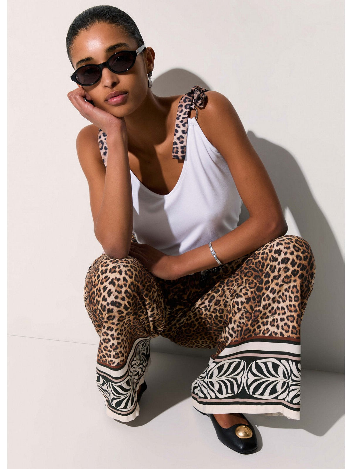 LIU JO BEACHWEAR Pantalone Donna VA6052TS123 V9789 ANIMALIER