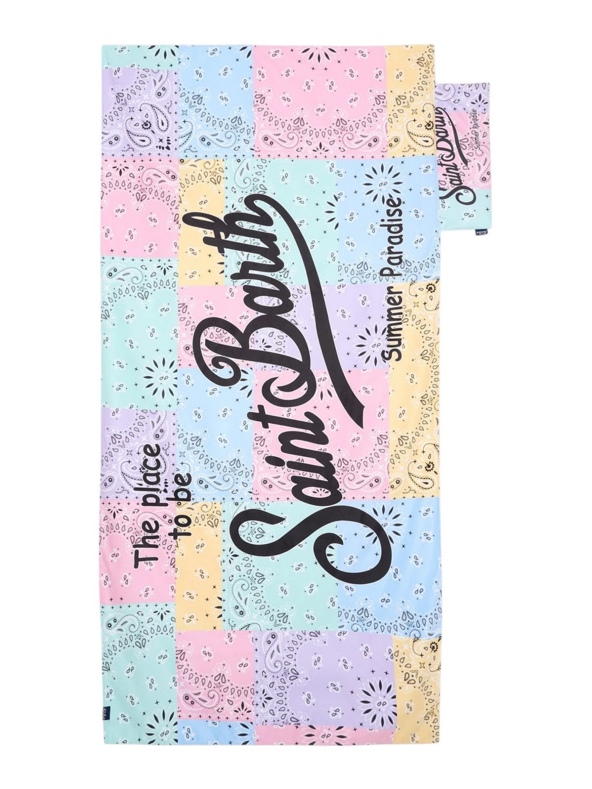 MC2 SAINT BARTH Telo mare Unisex adulto AIDAN 03277L BANDANNA ROUND COLOR