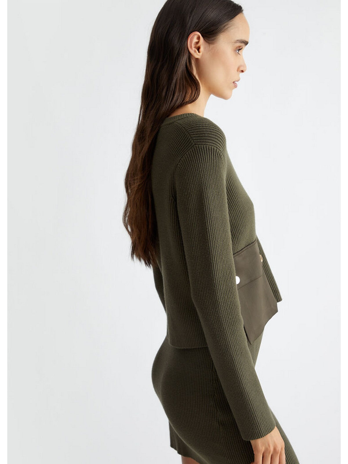 LIU JO WHITE Cardigan Donna WF4230MS99E 90515 Verde gioboutiqueweb