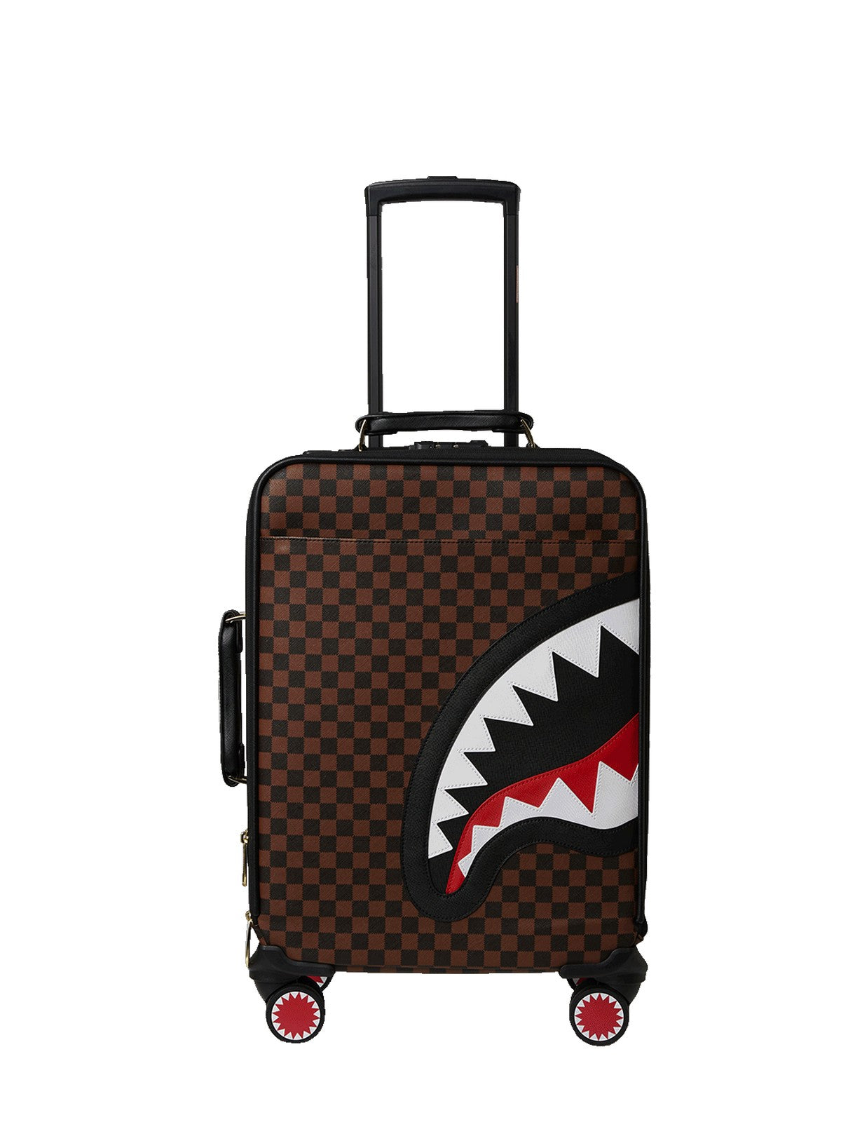 SPRAYGROUND Valigie e Trolley Uomo SAWTOOTH SHARKS IN PARIS CARRY-ON LUGGAGE 910CL270NSZ MARRONE gioboutiqueweb