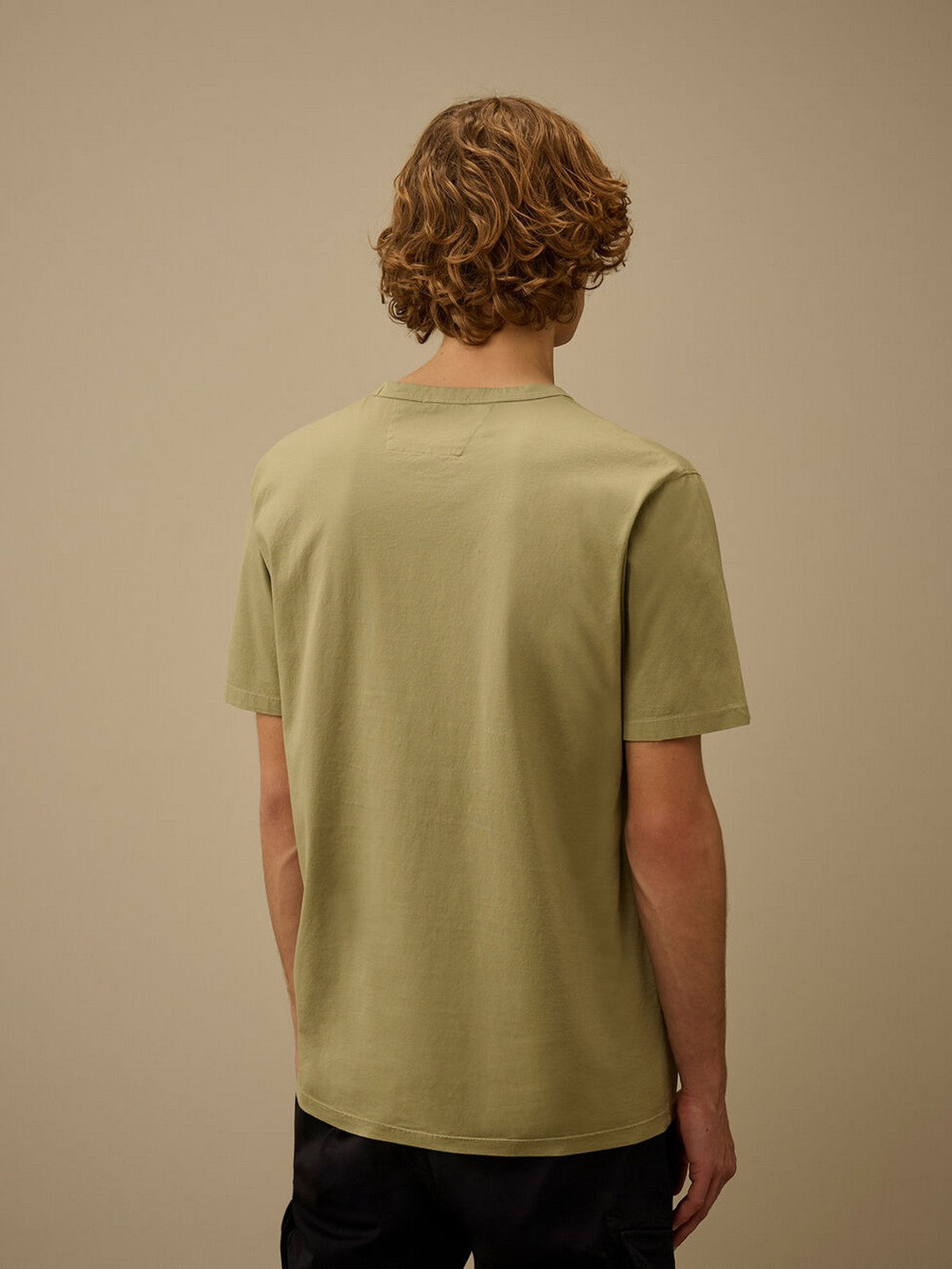 C.P. COMPANY T-shirt Uomo 20CMTS113A006374G 610 610 - MOSS GRAY gioboutiqueweb