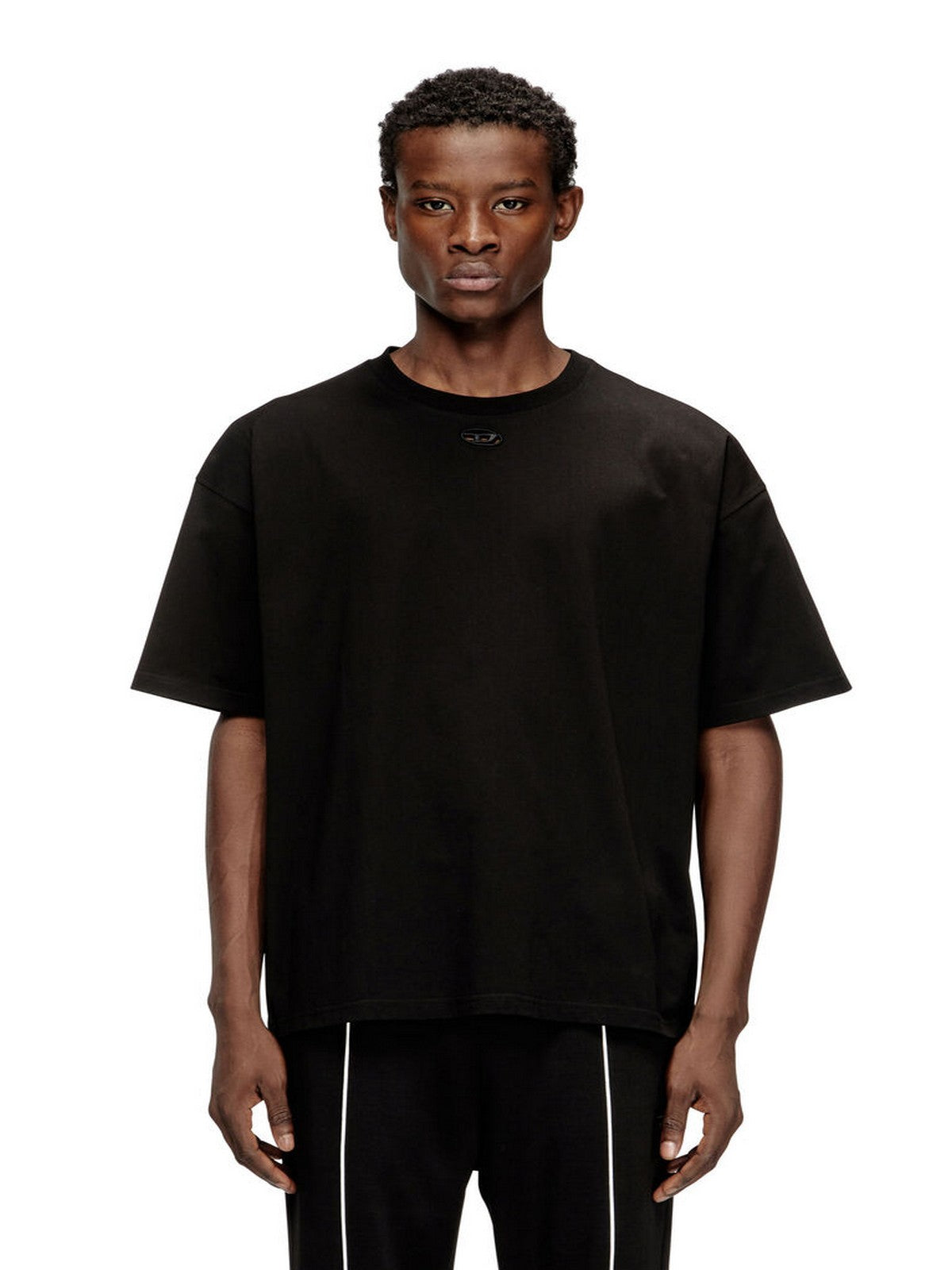 DIESEL T-shirt Uomo T-BOXT-DCO MAGLIETTA A20049 0NIAX 9XX 004 - DEEP/BLACK
