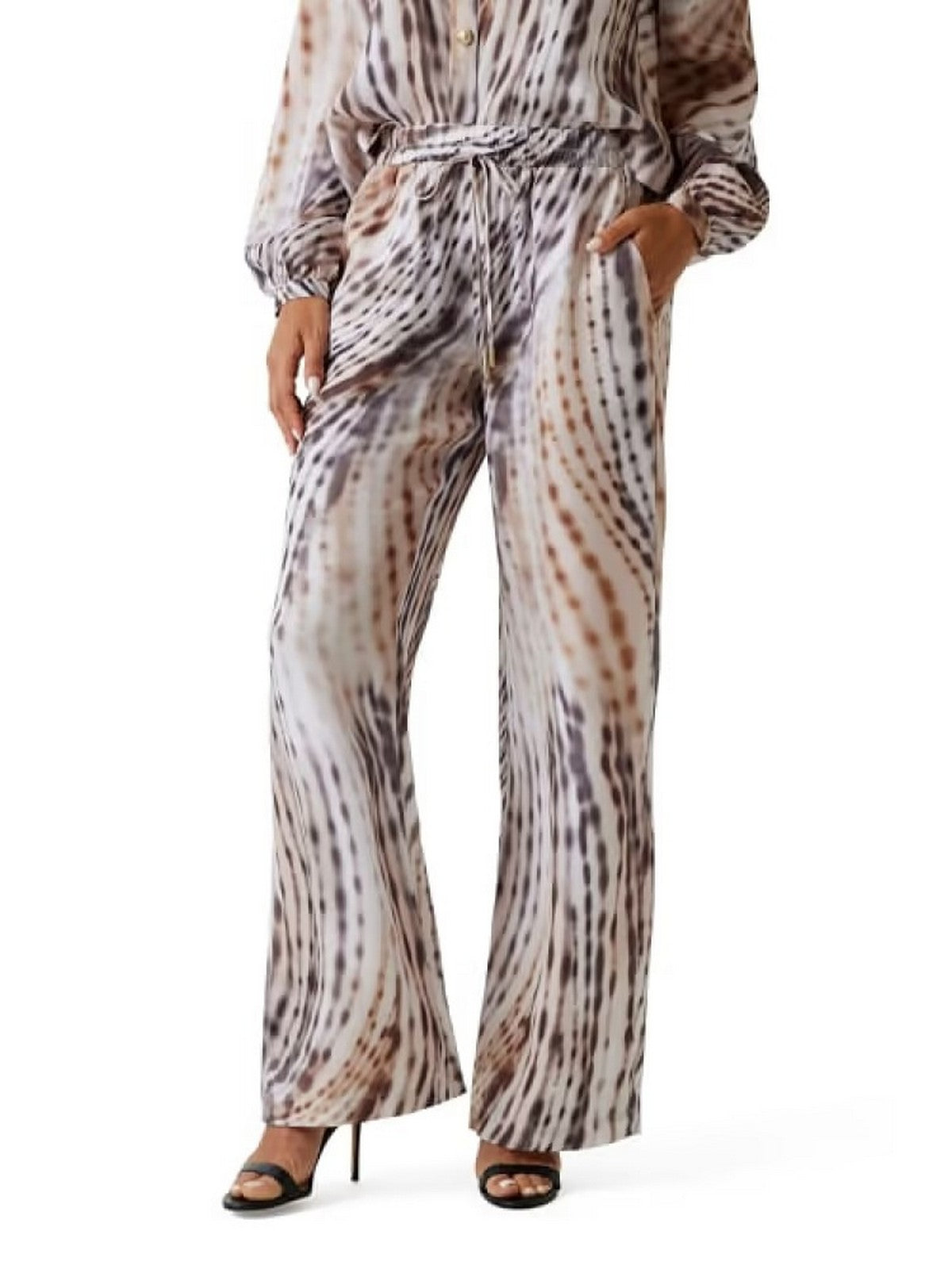 GUESS Pantalone Donna DALIA FLUID JOGGER PANT W6GB07 W1781 PMIH SHIBORI DRIFT PRINT gioboutiqueweb