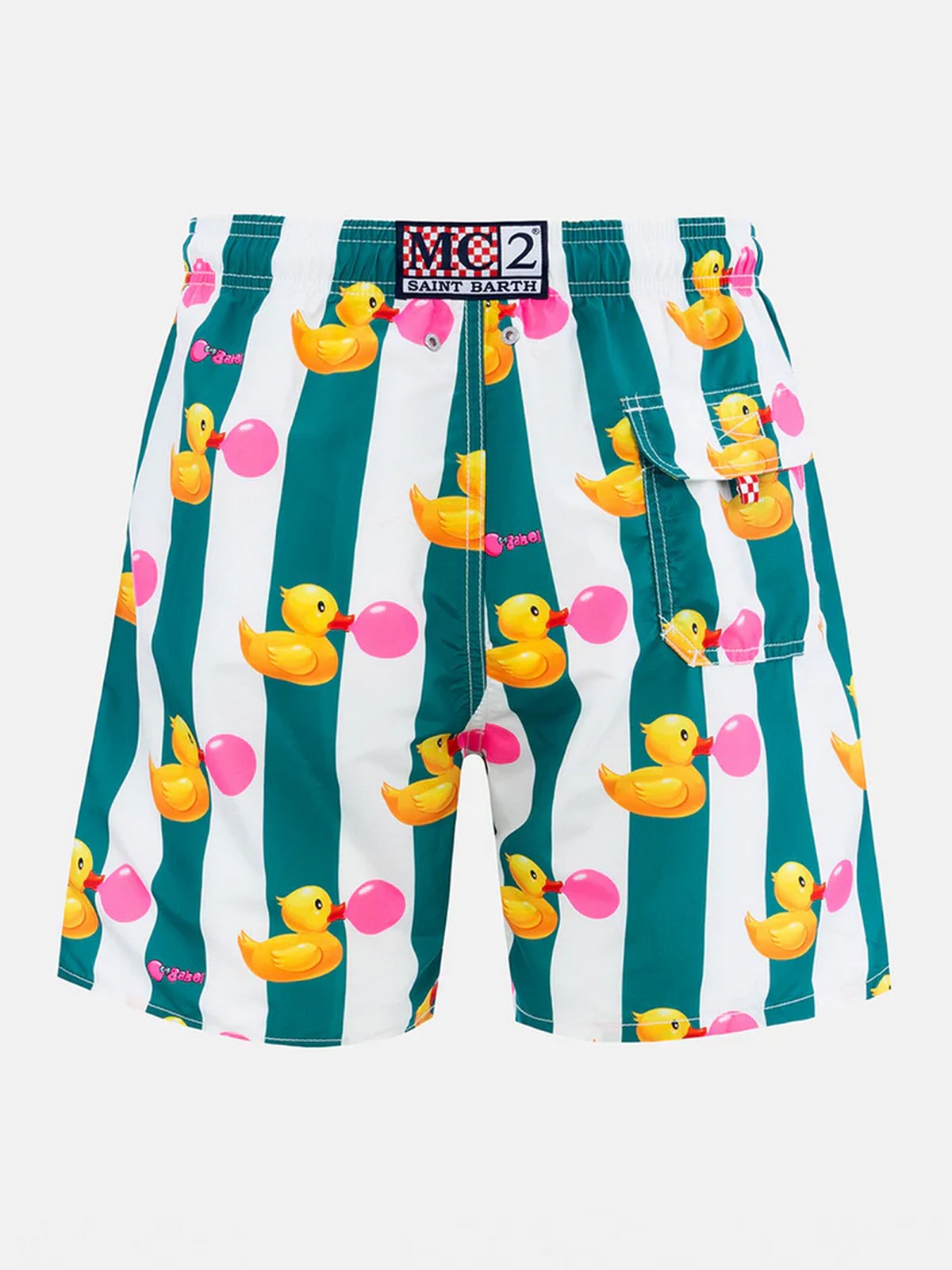 MC2 SAINT BARTH Costume da bagno Uomo GUSTAVIA 02483F Verde gioboutiqueweb