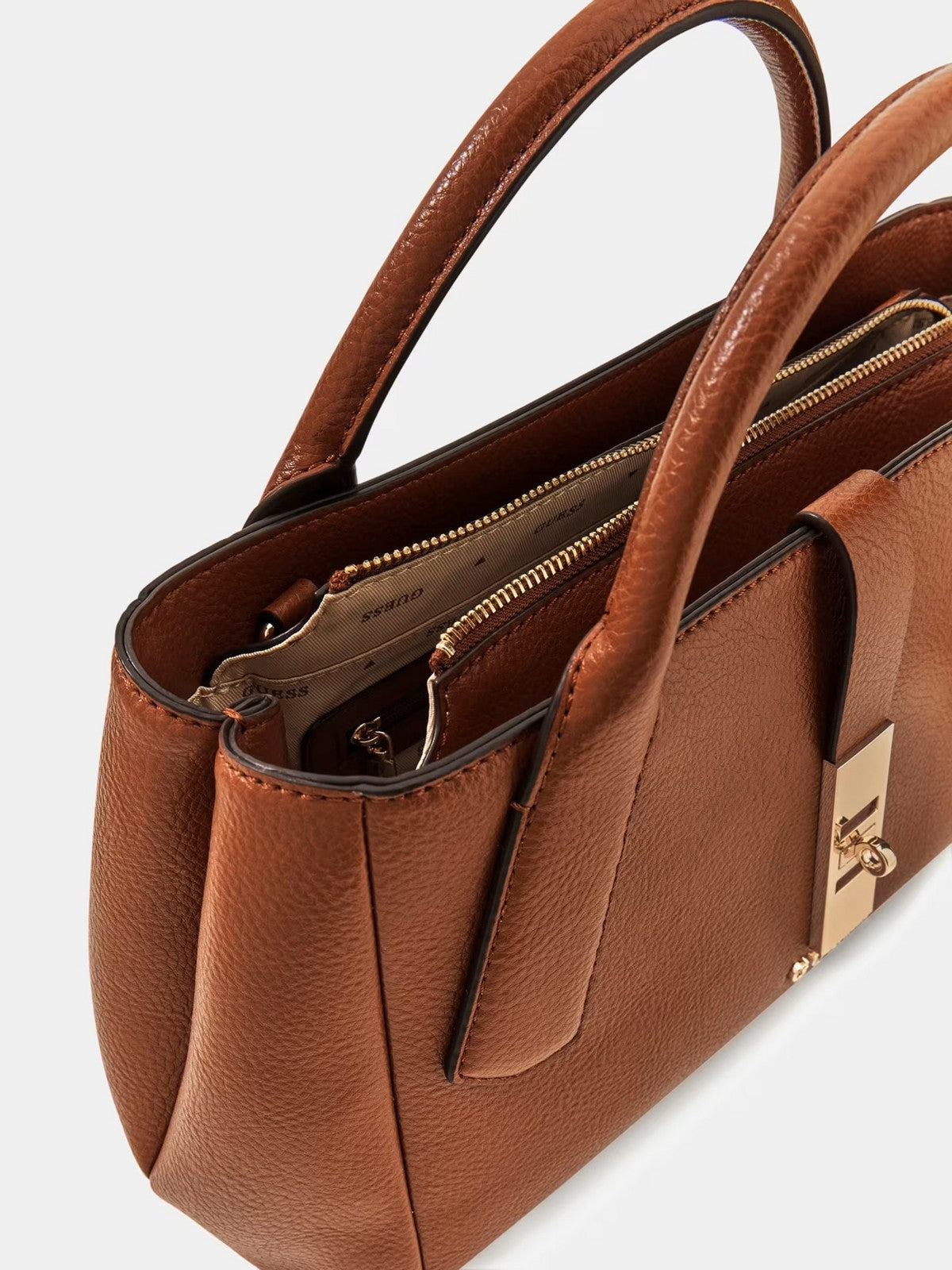 GUESS Borsa Donna BROOKE HIGH SOCIETY SATCHEL HWBG98 97060 COG COGNAC