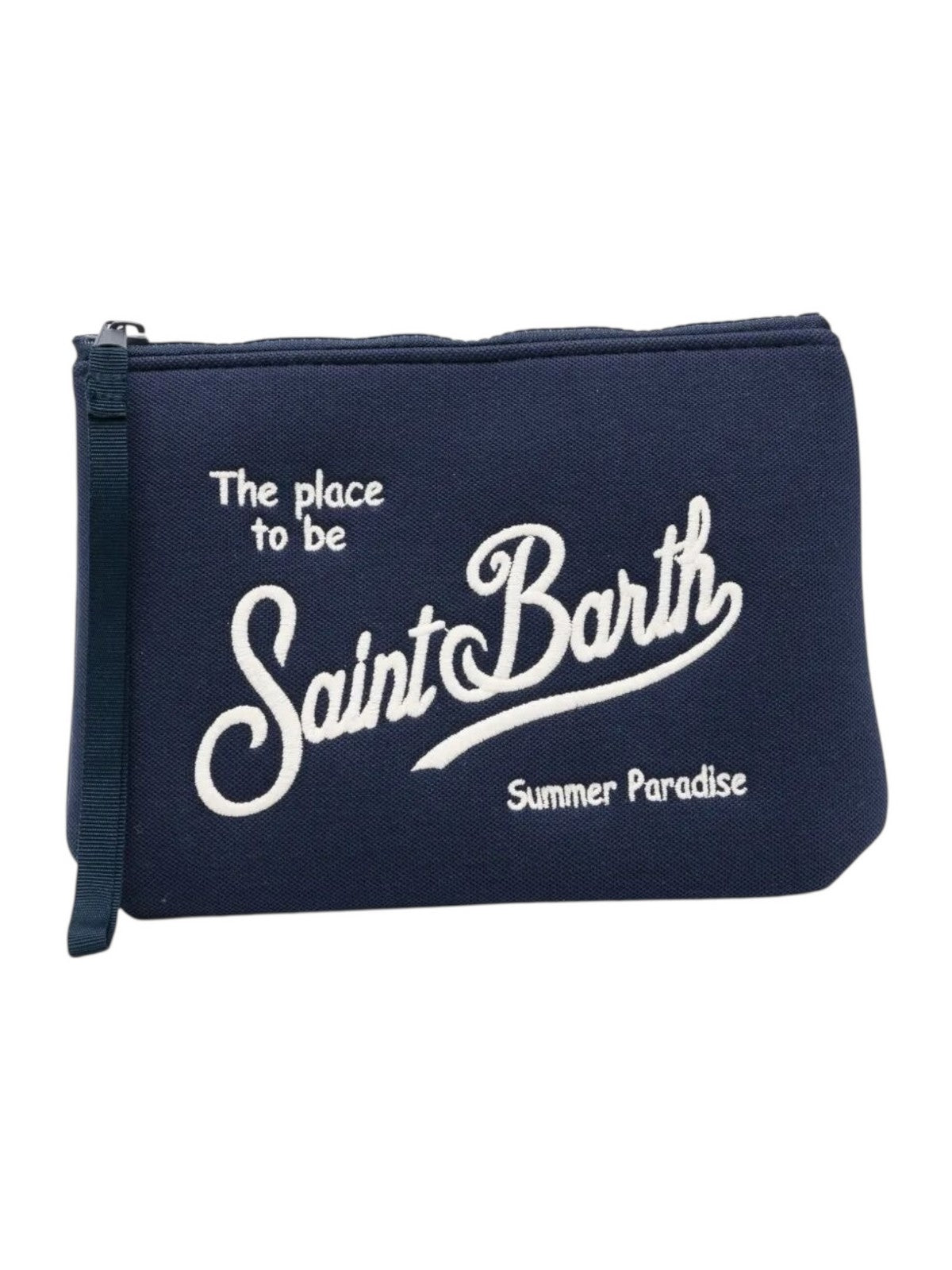 MC2 SAINT BARTH Pochette Unisex adulto ALINE PIQUET 00244L BLU gioboutiqueweb